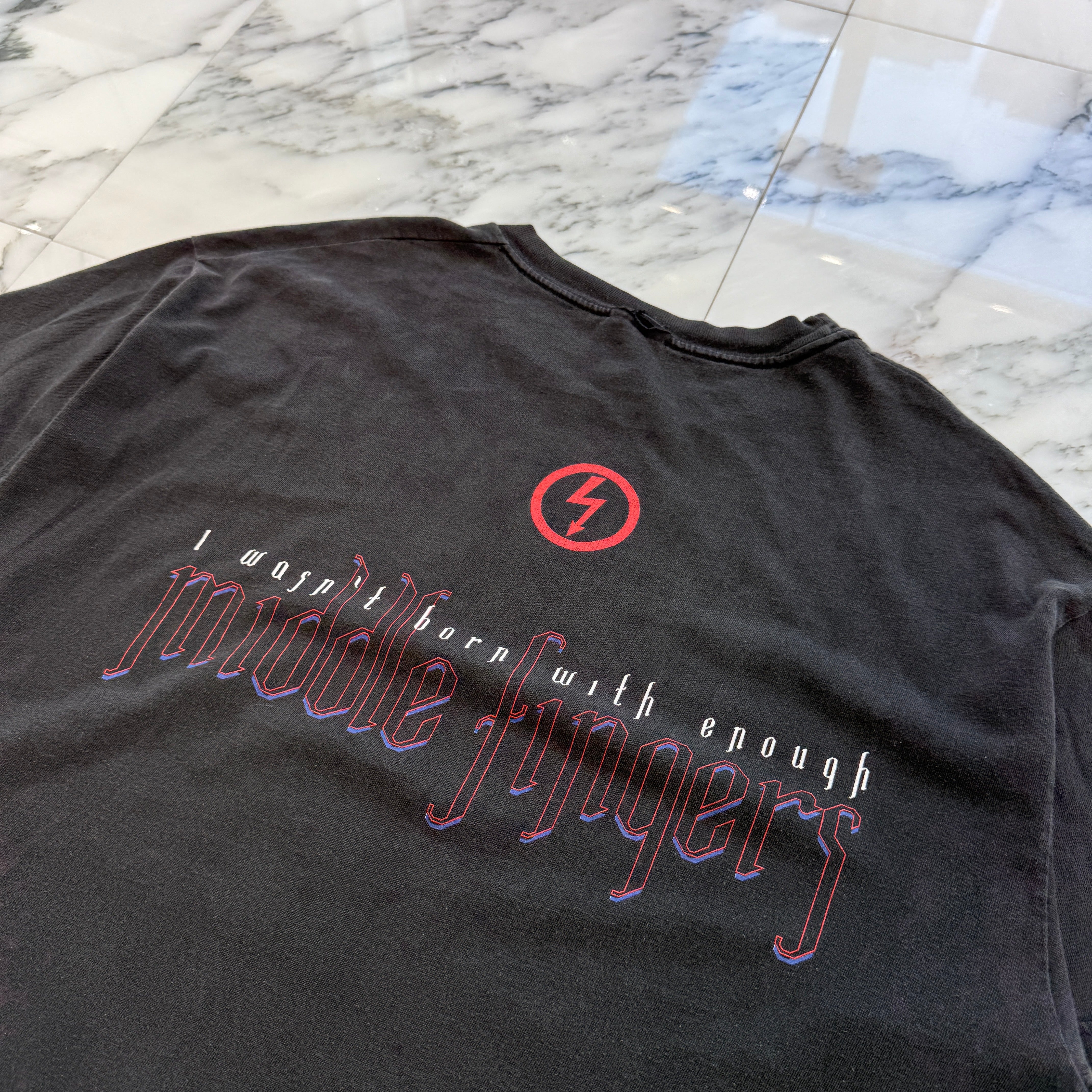 Vintage 90's MARILYN MANSON "middle fingers" S/S Tee 90's マリリンマンソン "ミドル フィンガーズ" Tシャツ