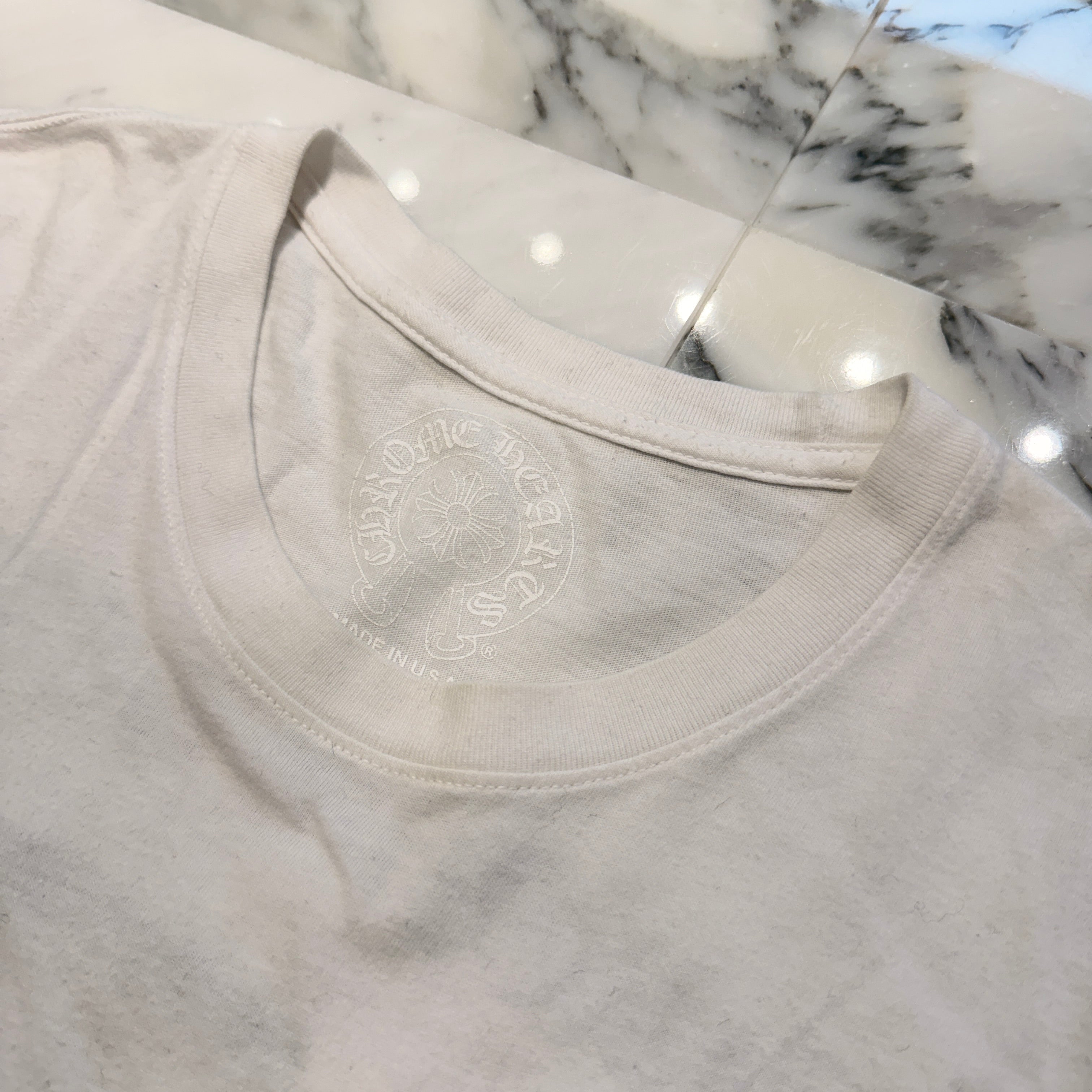 CHROME HEARTS Neon Bar Logo Long Sleeve Tee Size S クロムハーツ ネオンバー ロゴ ロングスリーブ Tシャツ サイズS