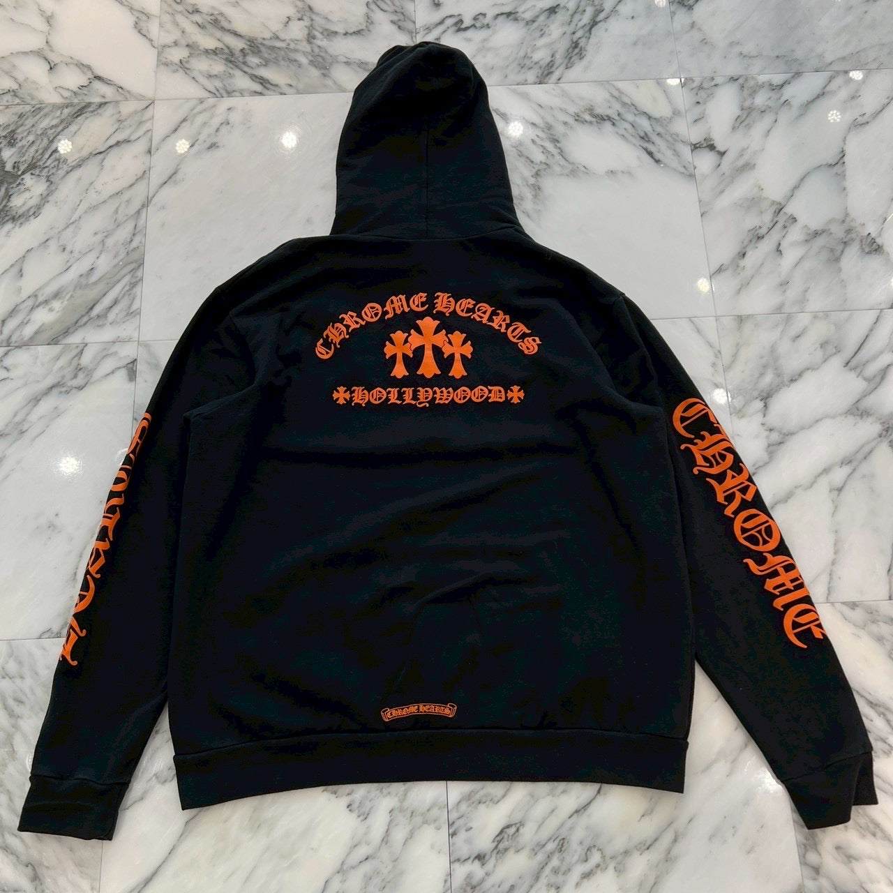 CHROME HEARTS King Taco 3 Cemetery Cross Print Pullover Hoodie Size XL クロムハーツ キングタコ 3 セメタリークロス プリント プルオーバーフーディ サイズXL