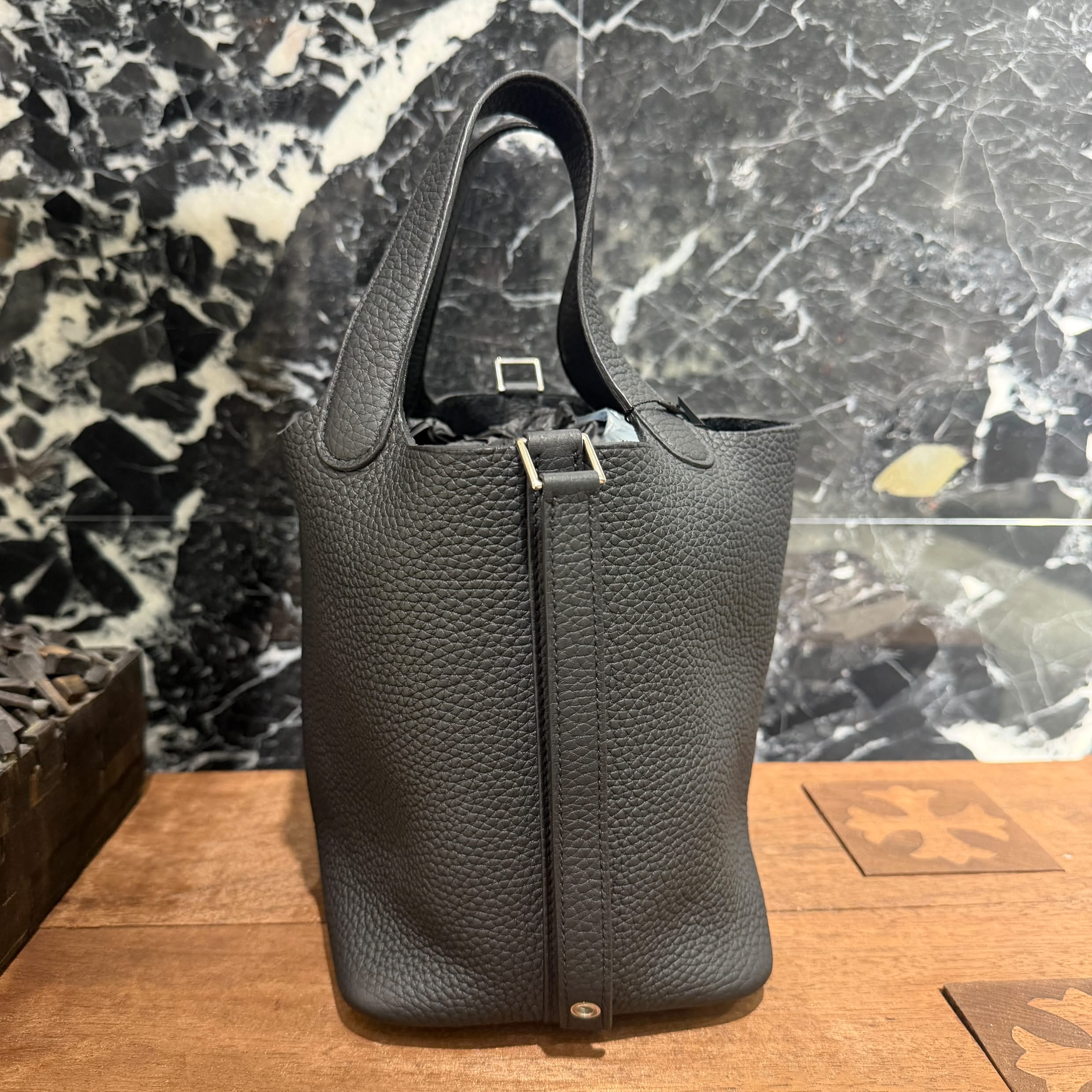 HERMES Picotin Lock PM "NOIR" B刻印 エルメス ピコタンロック PM "ノワール" B刻印