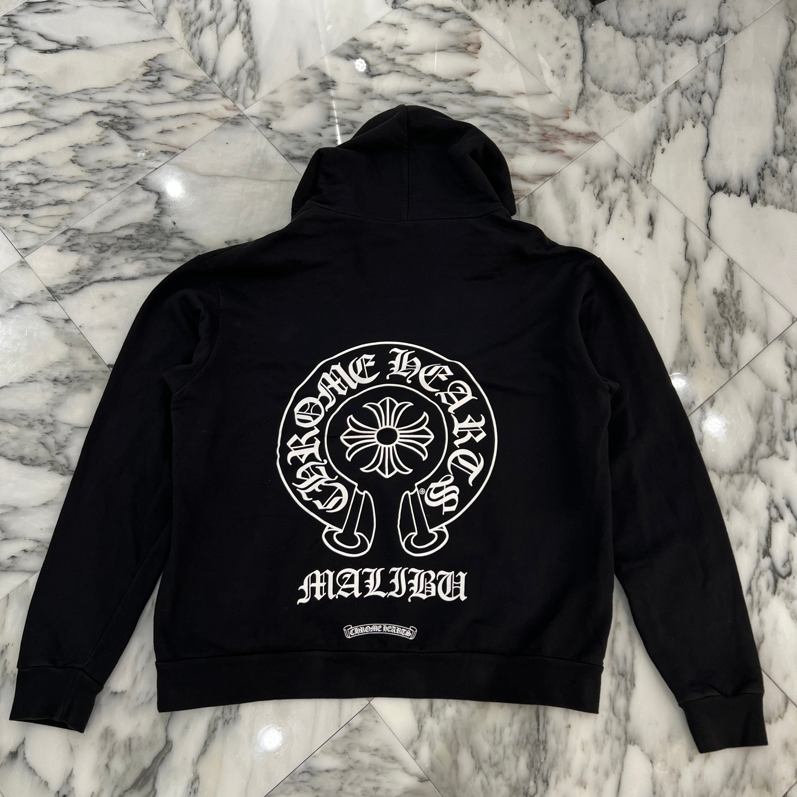 CHROME HEARTS Malibu Limited Horseshoe Pullover Hoodie Size M クロムハーツ マリブ限定 ホースシュー プルオーバーフーディ サイズM
