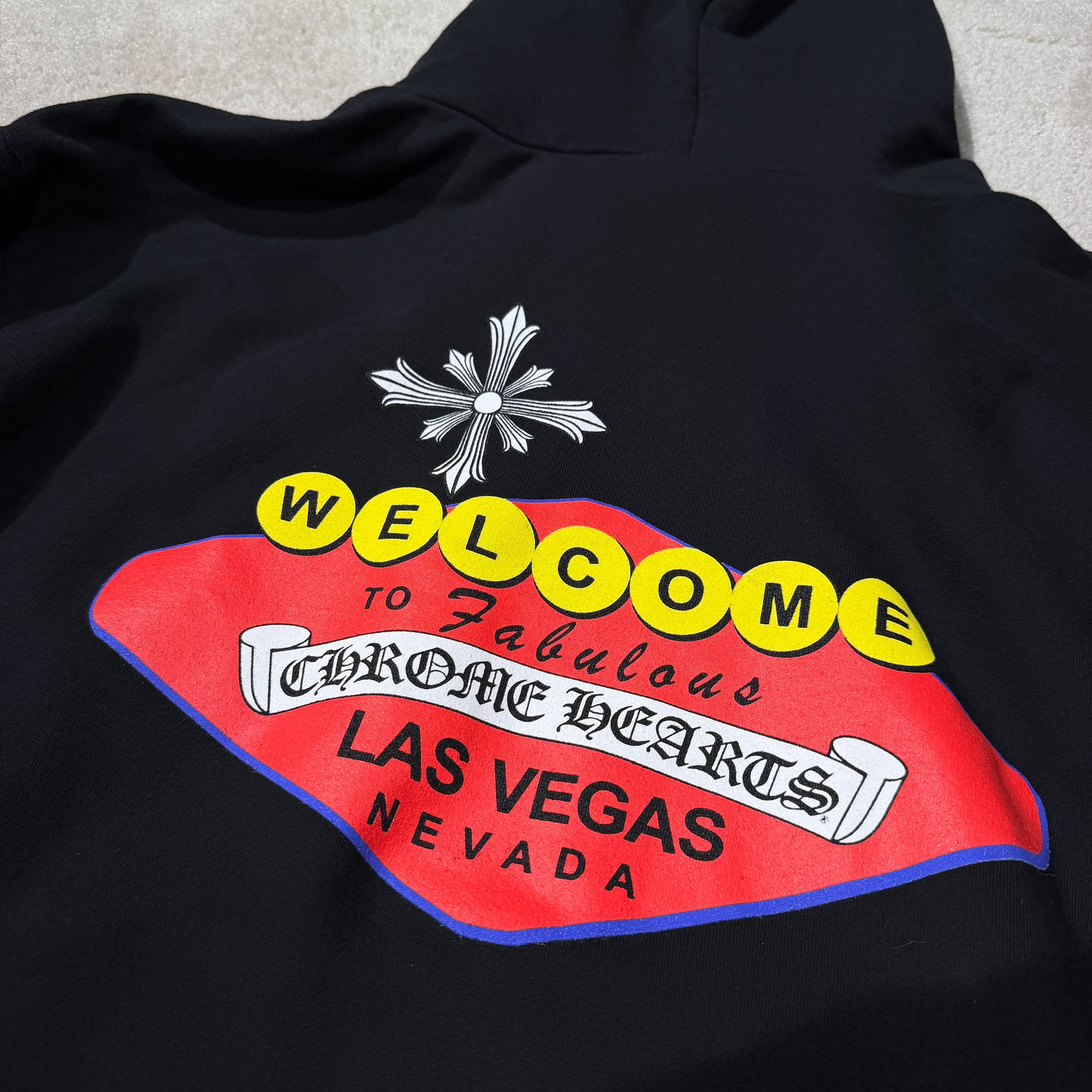 CHROME HEARTS Las Vegas Limited Pullover Hoodie Size L クロム