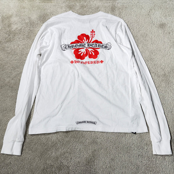 CHROME HEARTS Honolulu Limited Back Scroll Logo Long Sleeve Tee Size L クロムハーツ ホノルル限定バックスクロールロゴロングスリーブTシャツ サイズL