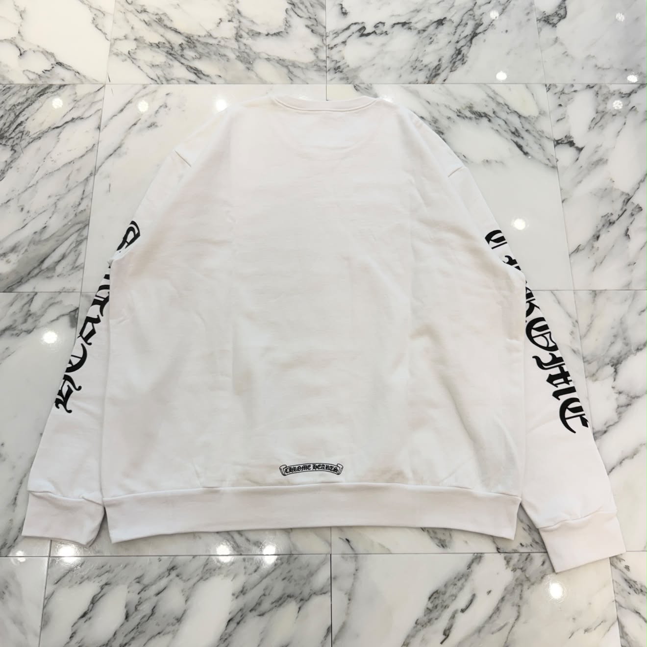 CHROME HEARTS Neck Logo Crewneck Sweatshirt Size L クロムハーツ ネックロゴクルーネックスウェットシャツ サイズL