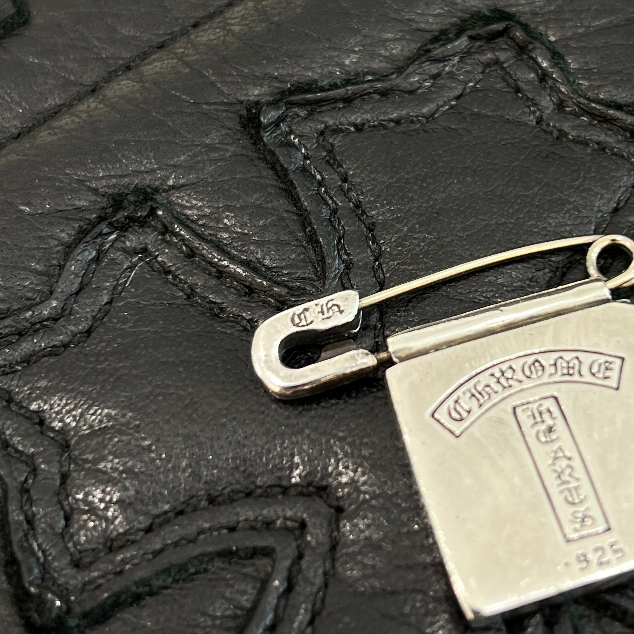 CHROME HEARTS OSAKA Limited Safety Pin Framed Pin Badge