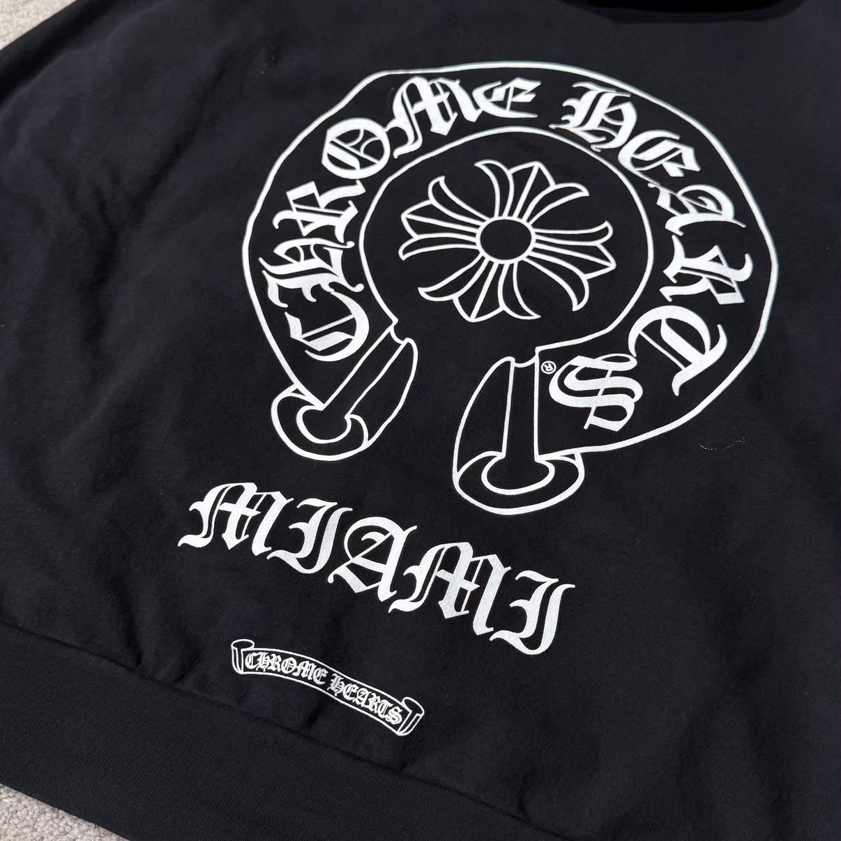 CHROME HEARTS MIAMI Limited Horseshoe Zip Up Hoodie Size L クロムハーツ マイアミ限定 ホースシュー ジップアップ フーディ サイズL