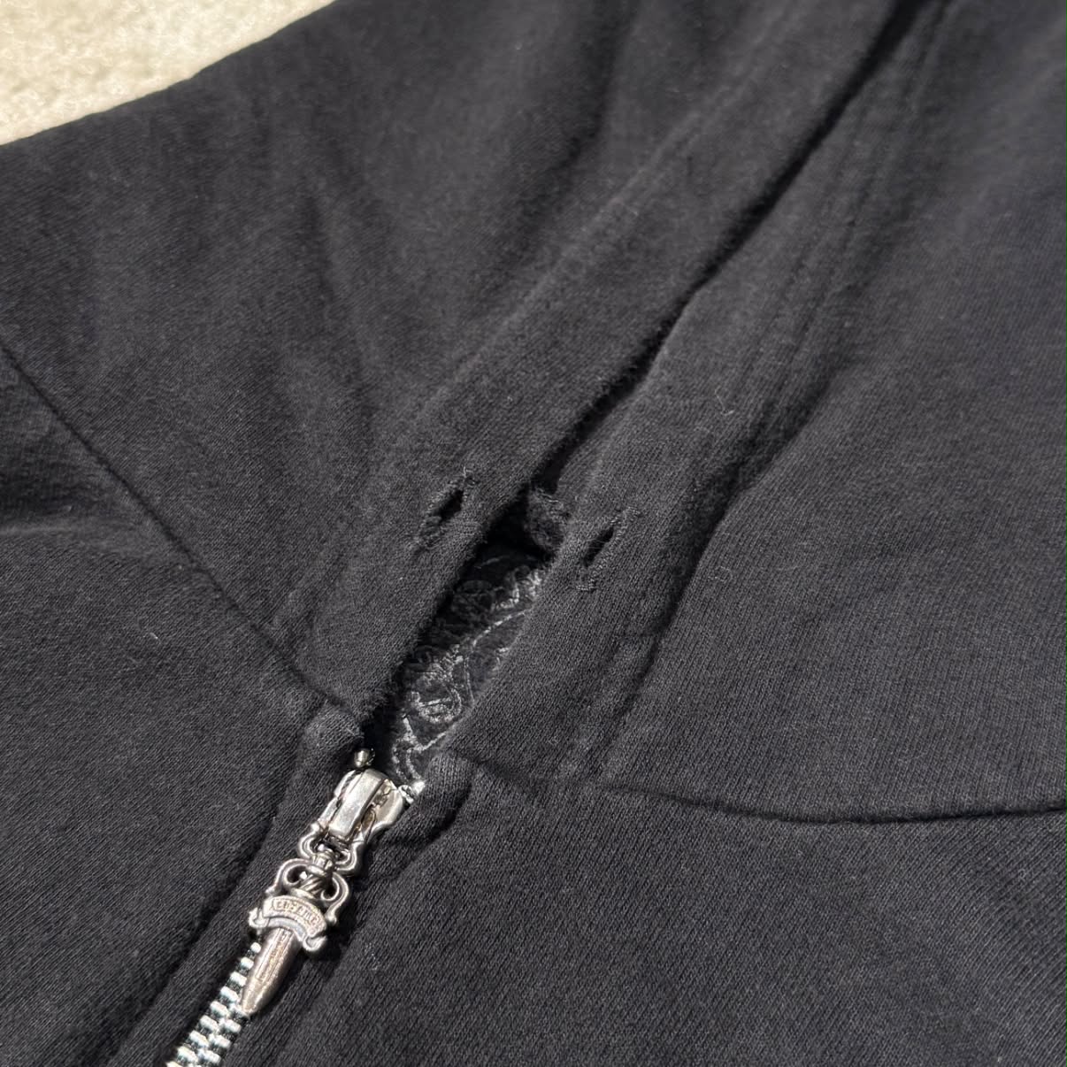 CHROME HEARTS MIAMI Limited Horseshoe Zip Up Hoodie Size L クロムハーツ マイアミ限定 ホースシュー ジップアップ フーディ サイズL