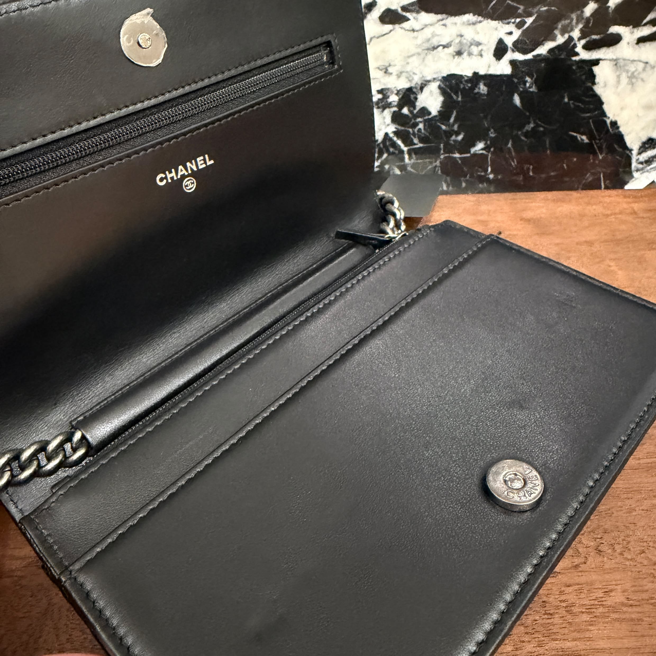 CHANEL Boy Chanel Chain Shoulder Wallet シャネル ボーイシャネル チェーンショルダーウォレット