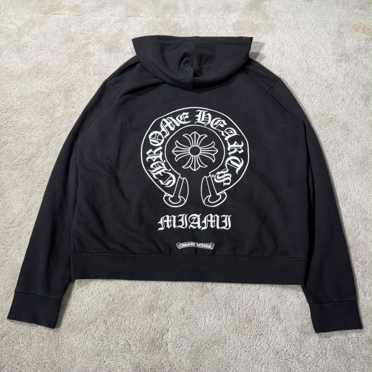 CHROME HEARTS MIAMI Limited Horseshoe Zip Up Hoodie Size L クロムハーツ マイアミ限定 ホースシュー ジップアップ フーディ サイズL