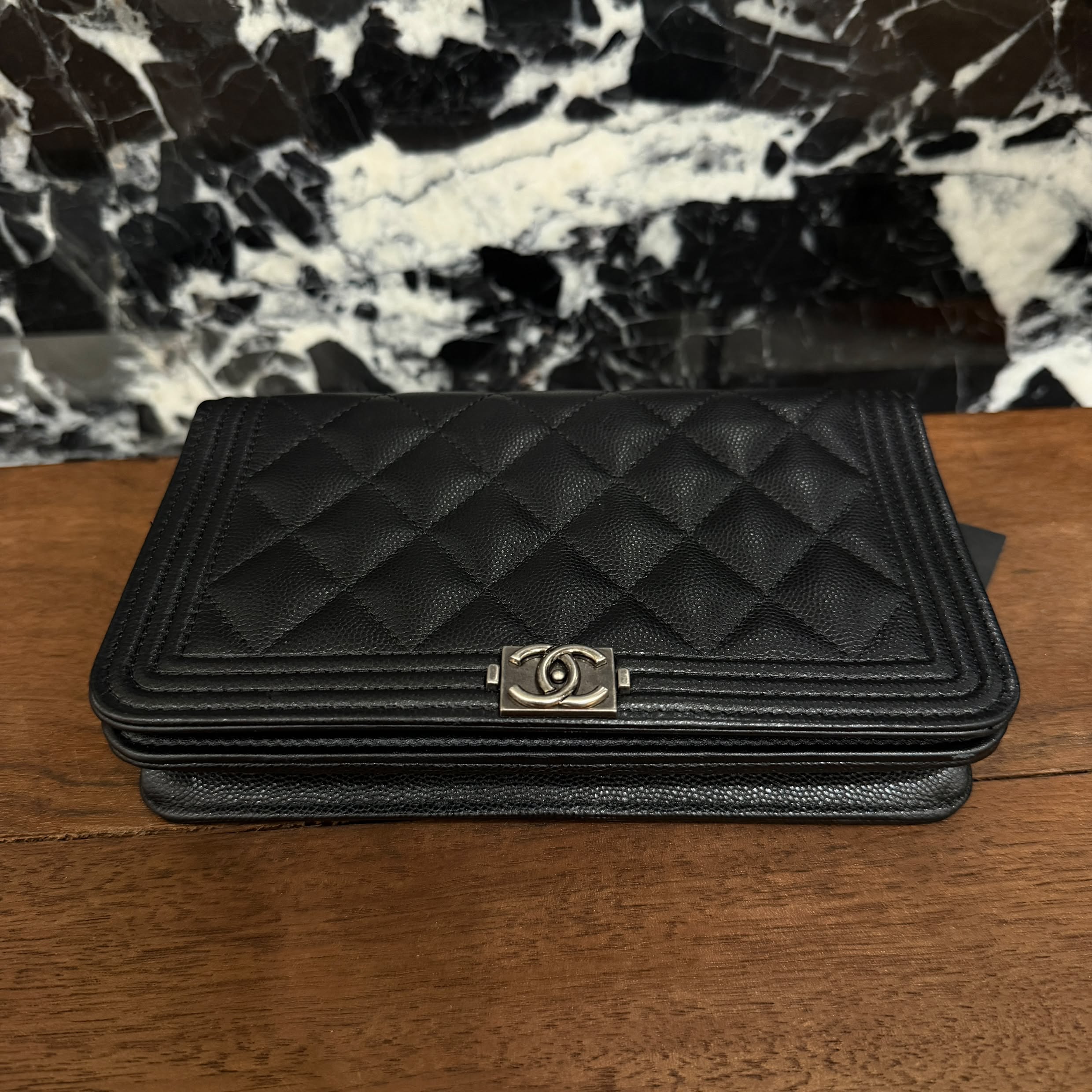 CHANEL Boy Chanel Chain Shoulder Wallet シャネル ボーイシャネル チェーンショルダーウォレット