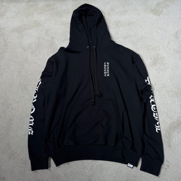CHROME HEARTS Vertical Arm Logo Pullover Hoodie Size L クロムハーツ バーティカルアームロゴ プルオーバーフーディーサイズL