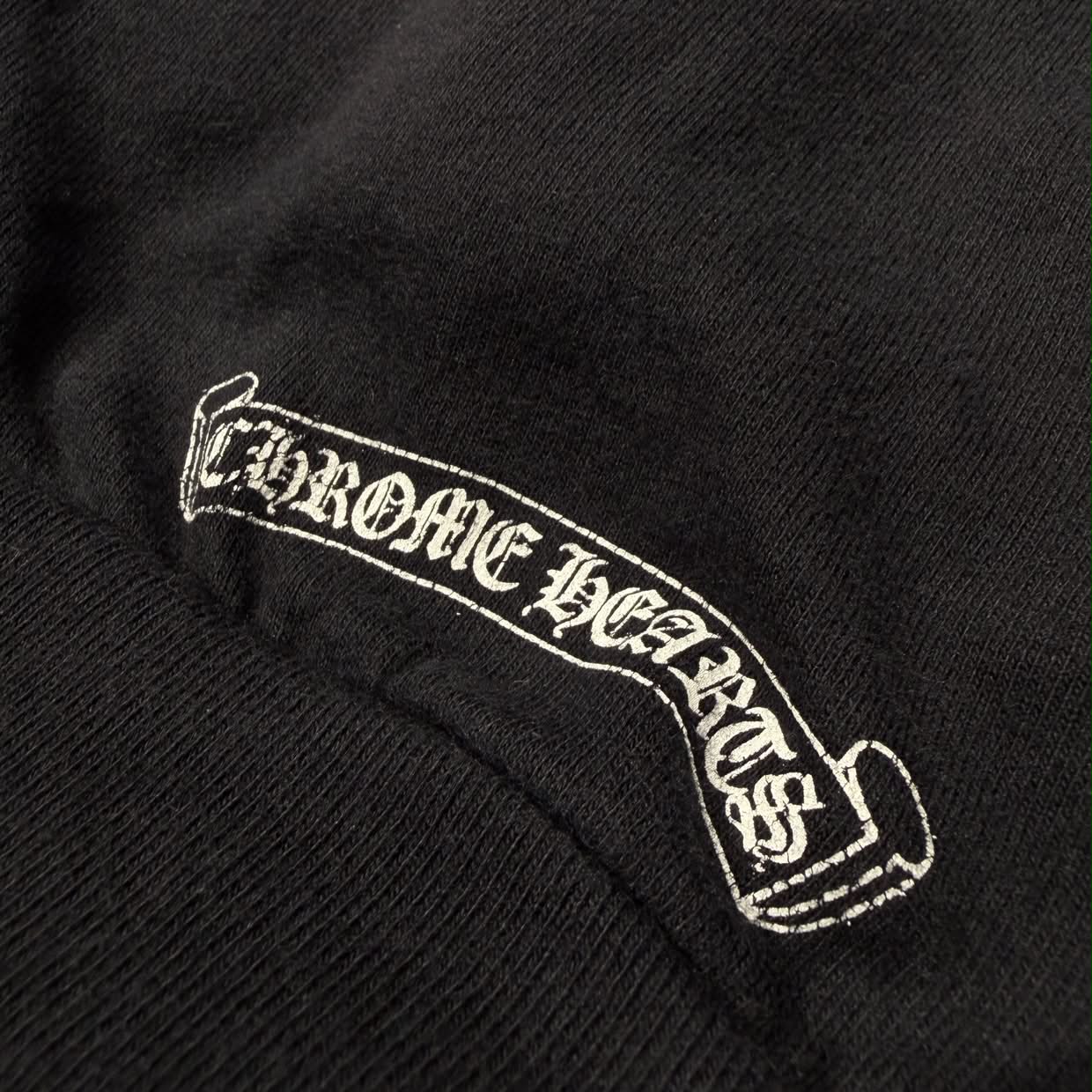 CHROME HEARTS Vertical Arm Logo Pullover Hoodie Size L クロムハーツ バーティカルアームロゴ プルオーバーフーディーサイズL