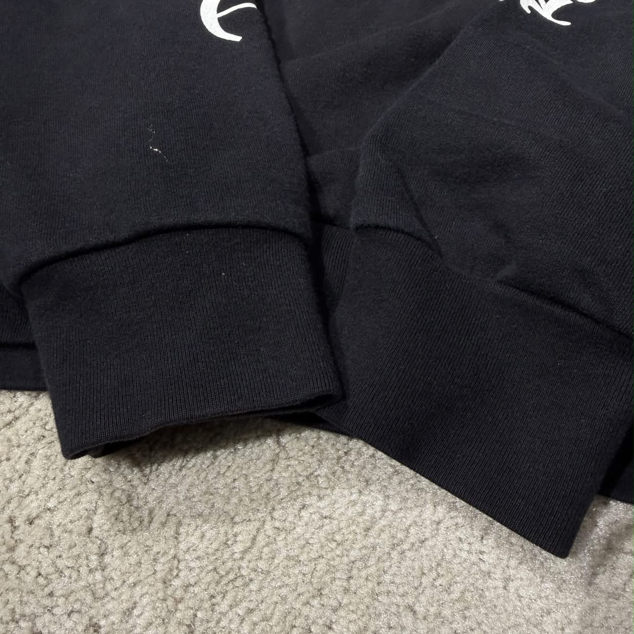 CHROME HEARTS Vertical Arm Logo Pullover Hoodie Size L クロムハーツ バーティカルアームロゴ プルオーバーフーディーサイズL