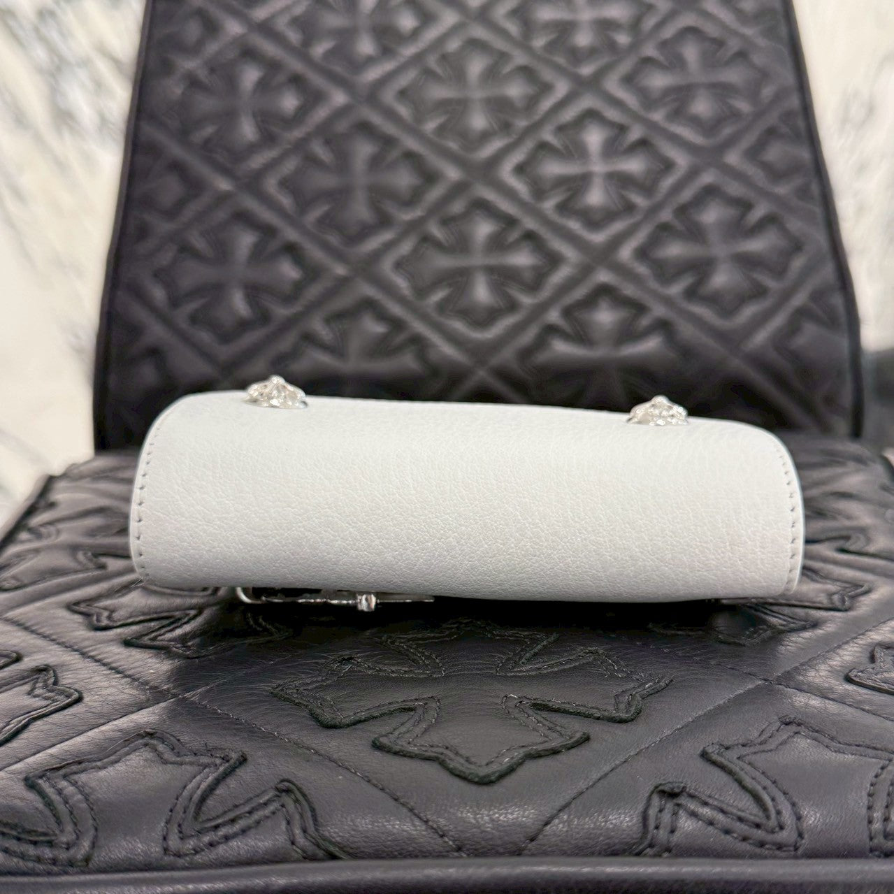 CHROME HEARTS Wave Mini Cross Ball Wallet クロムハーツ ウェイブミニ クロスボール ウォレット