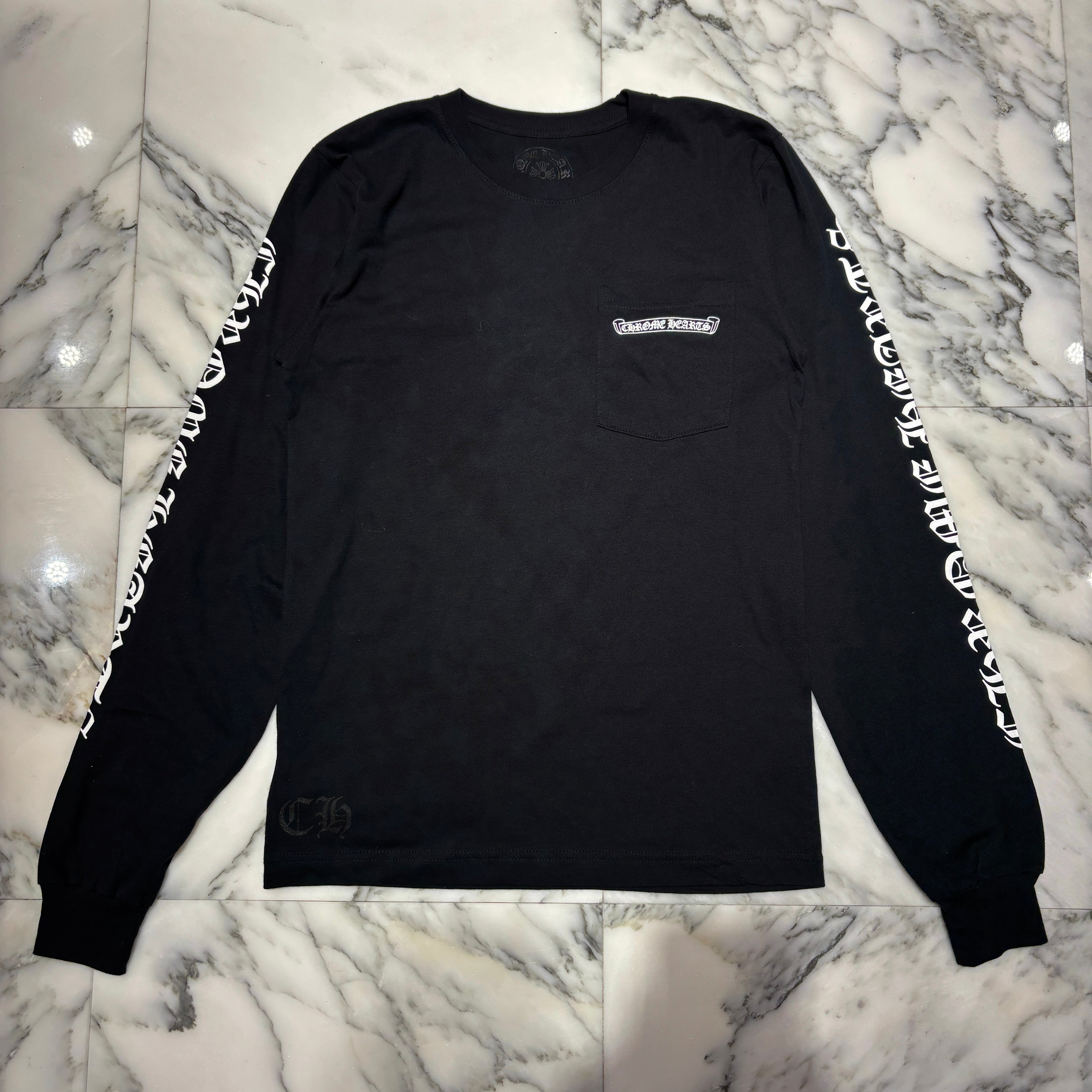 CHROME HEARTS Back Scroll Fuck You Long Sleeve Tee Size S クロムハーツ バックスクロール ファックユー ロングスリーブ Tシャツ サイズS