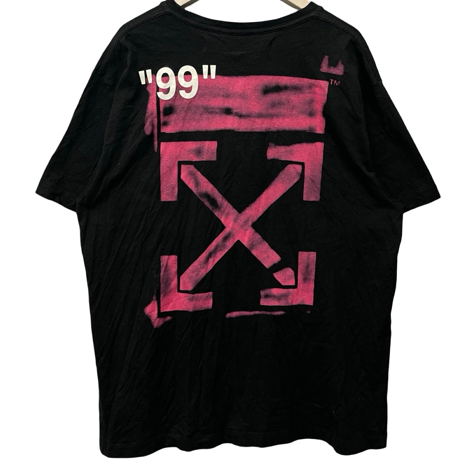 OFF-WHITE 2019SS STENCIL S/S OVER Tee OMAA038R19185015 Size S