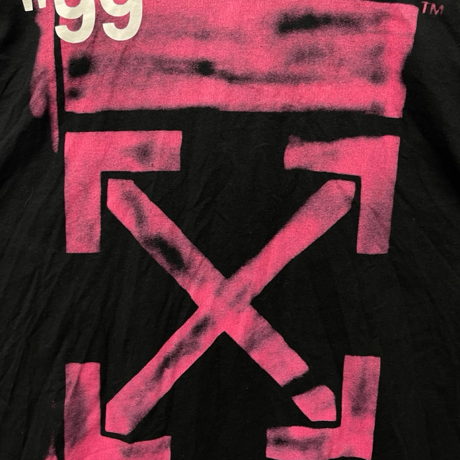 OFF-WHITE 2019SS STENCIL S/S OVER Tee OMAA038R19185015 Size S
