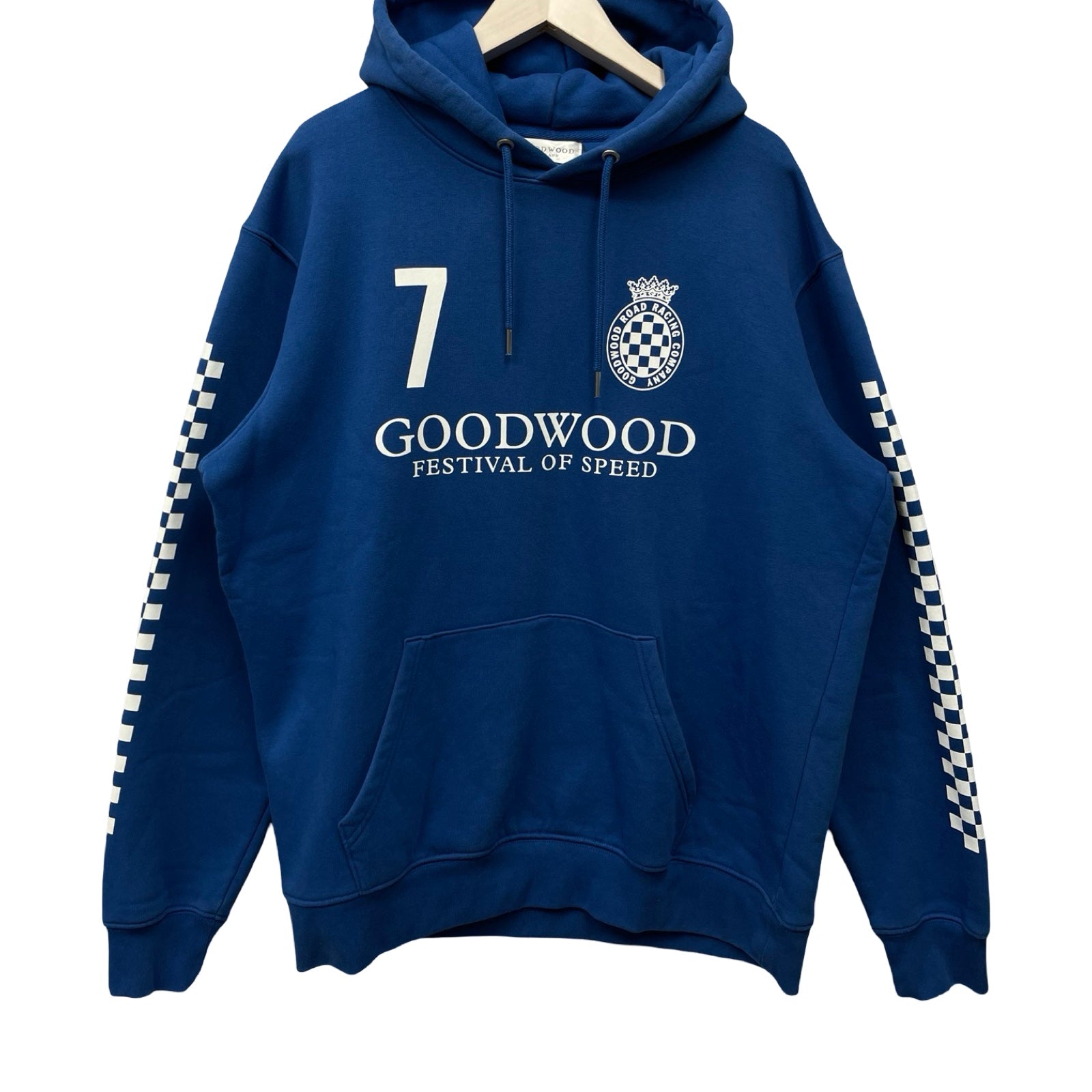 GOOD WOOD ENGLAND 2023SS Festival of Speed Chequerboard Hoodie POT21-0561 Size XXl