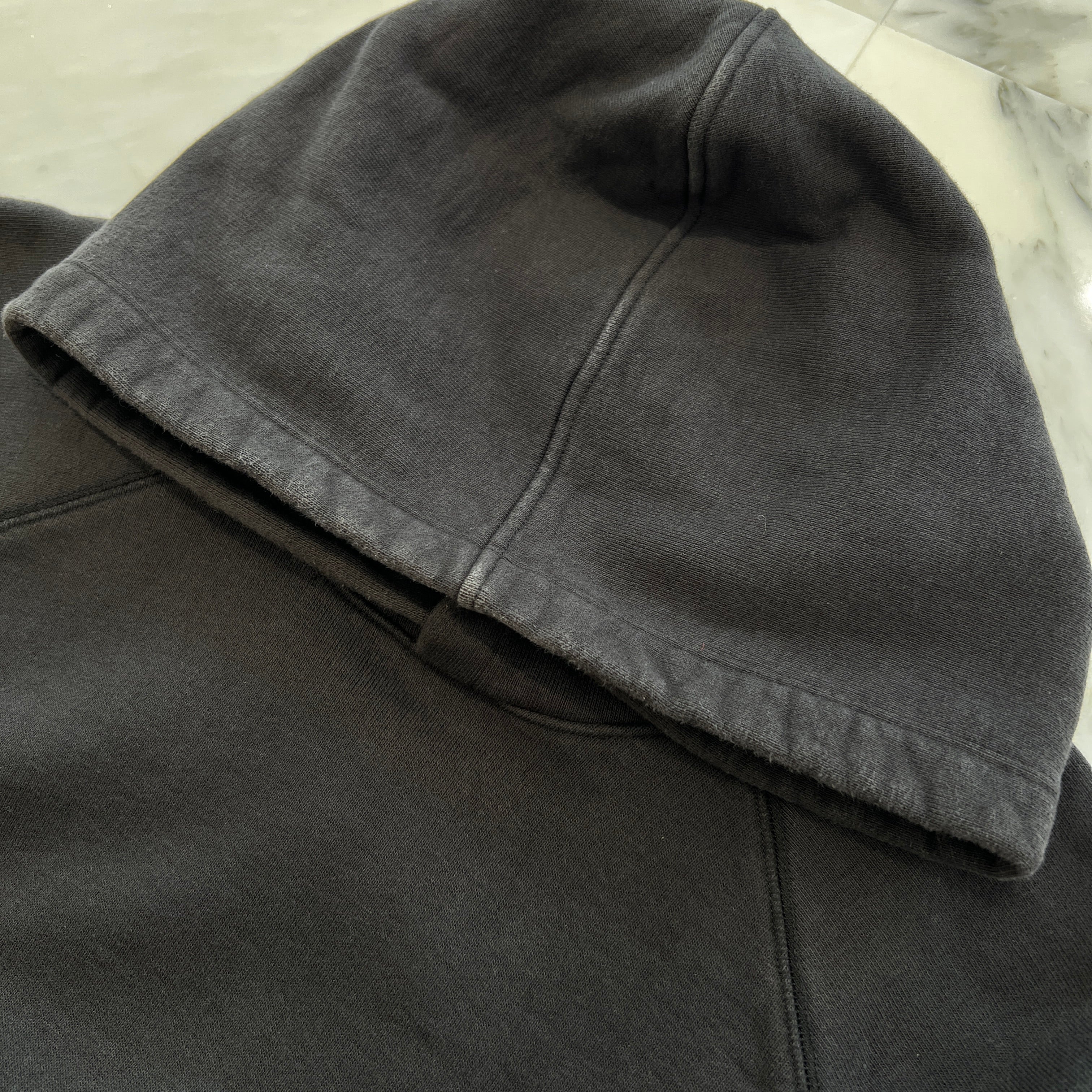 CHROME HEARTS Y NOT Cemetery Cross Leather Patch Pullover Hoodie Size M クロムハーツ ワイノット セメタリークロス レザーパッチ プルオーバーフーディ サイズM