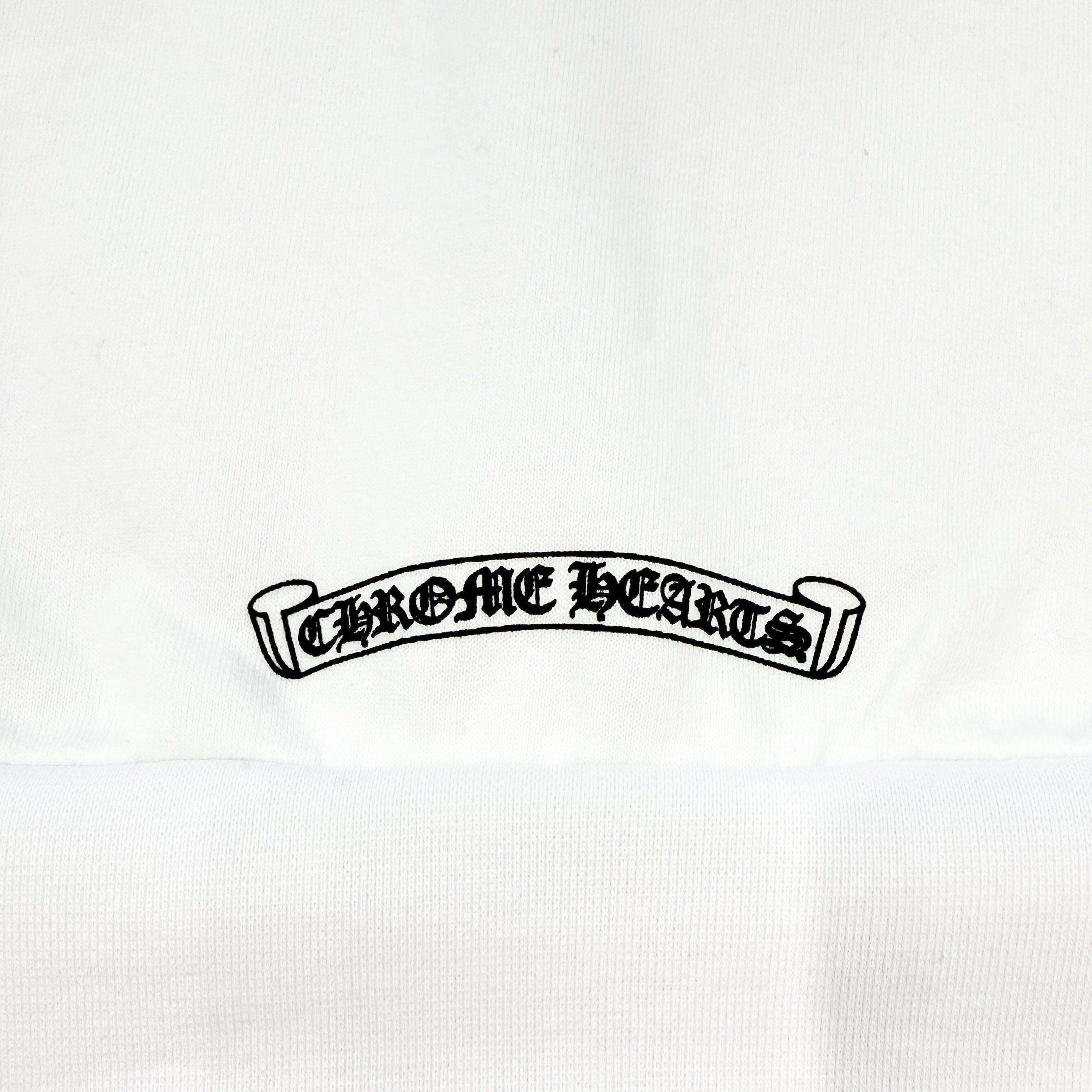 CHROME HEARTS Floral Cross Horseshoe Zip Up Hoodie Size XXL クロムハーツ フローラルクロス ホースシュー ジップアップフーディ サイズXXL