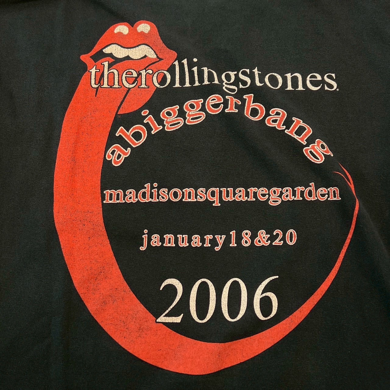 Vintage 00's The Rolling Stones "A Bigger Bang" 2006 LIP & TONGUE anvil L/S Tee Size L 00's ローリング・ストーンズ "ア・ビガー・バン" 2006 リップ＆タン アンビル社製 ロングスリーブTシャツ サイズL