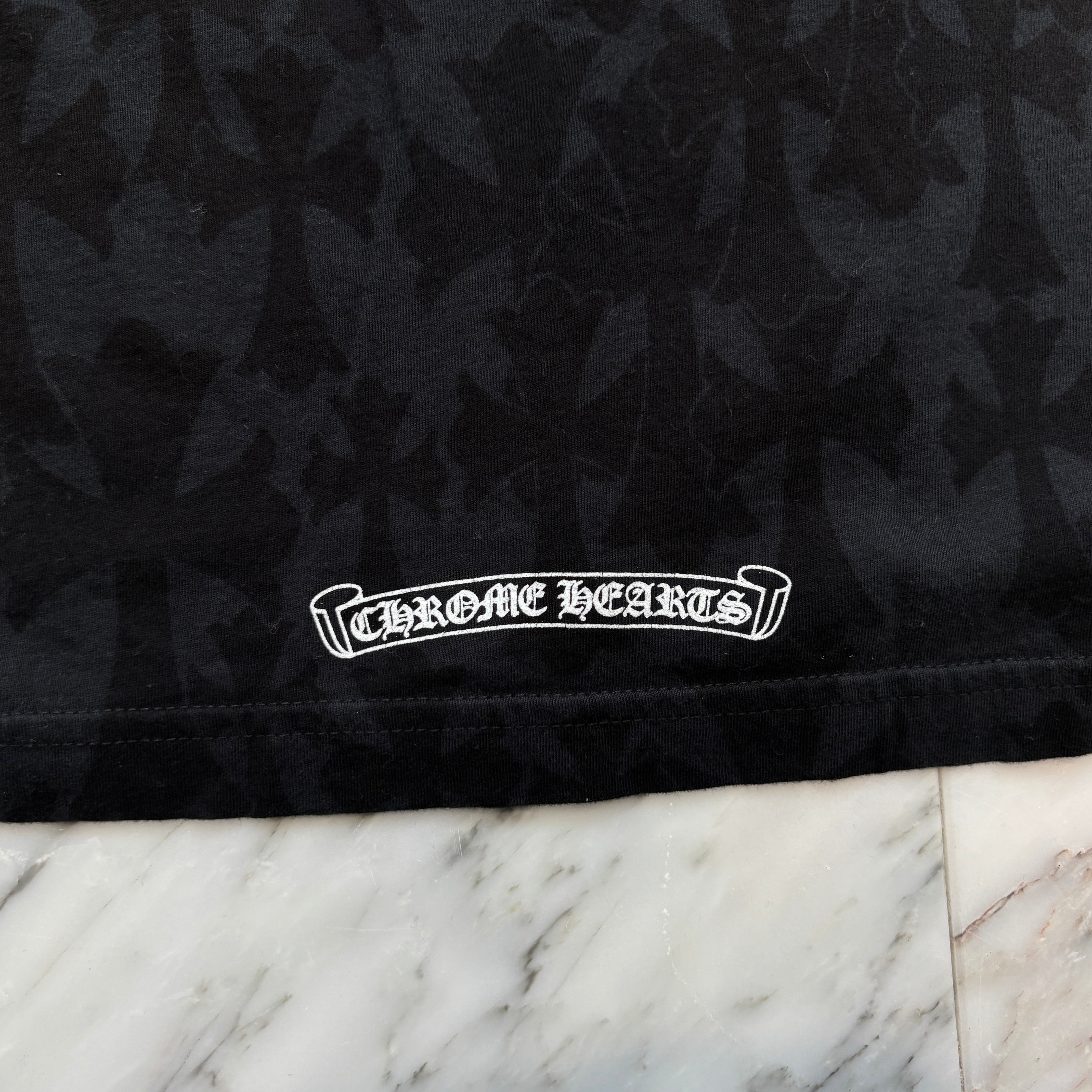 CHROME HEARTS 2024SS Graveyard Cemetery Cross Tee Size M クロムハーツ グレイブヤードセメタリークロス Tシャツ サイズM