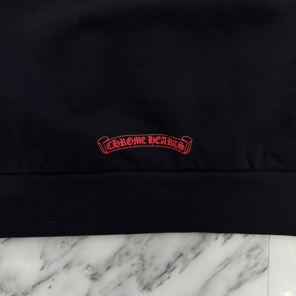 CHROME HEARTS CH Foti Mahalia Logo Zip Up Hoodie Size L