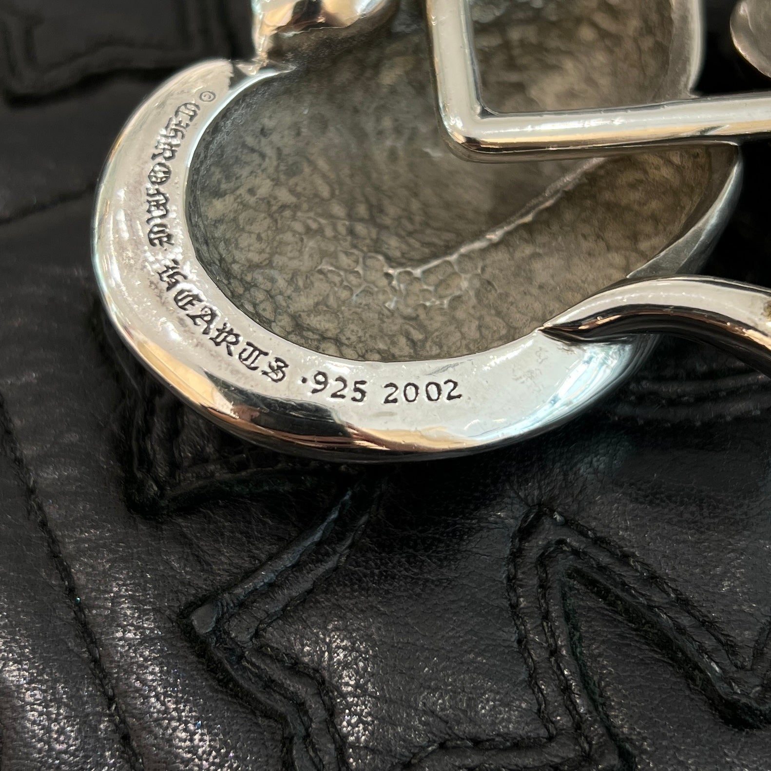 CHROME HEARTS × The Rolling Stones Lip And Tongue Silver Buckle