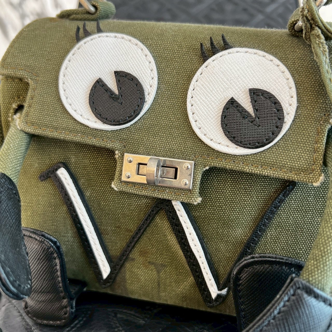 READY MADE × Dr.Woo MONSTER 2021AW Denim Shoulder Bag レディメイド×ドクター・ウー モンスター デニムショルダーバッグ