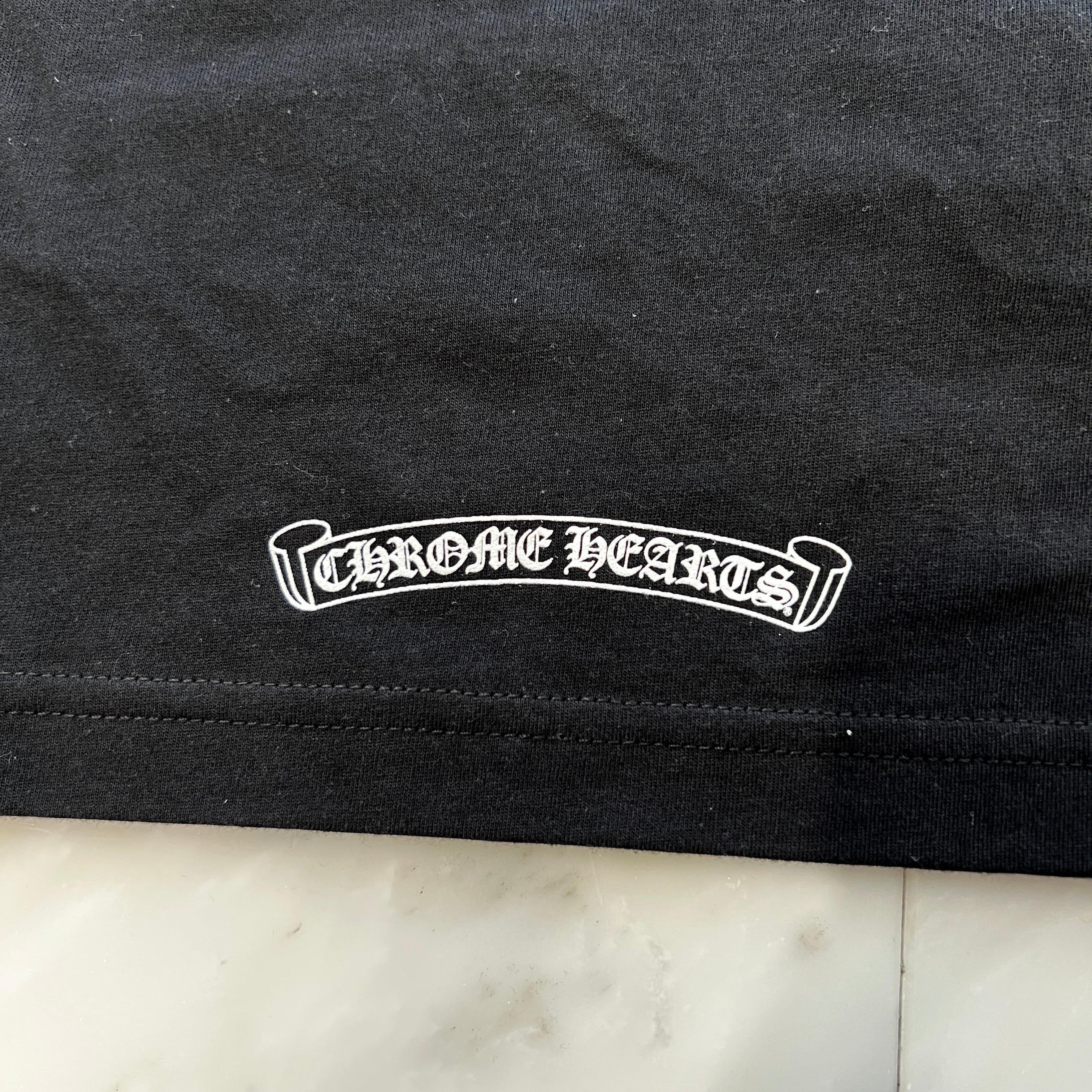 CHROME HEARTS Neon Bar Logo Long Sleeve Tee Size M クロムハーツ ネオンバー ロゴ ロングスリーブ Tシャツ サイズM