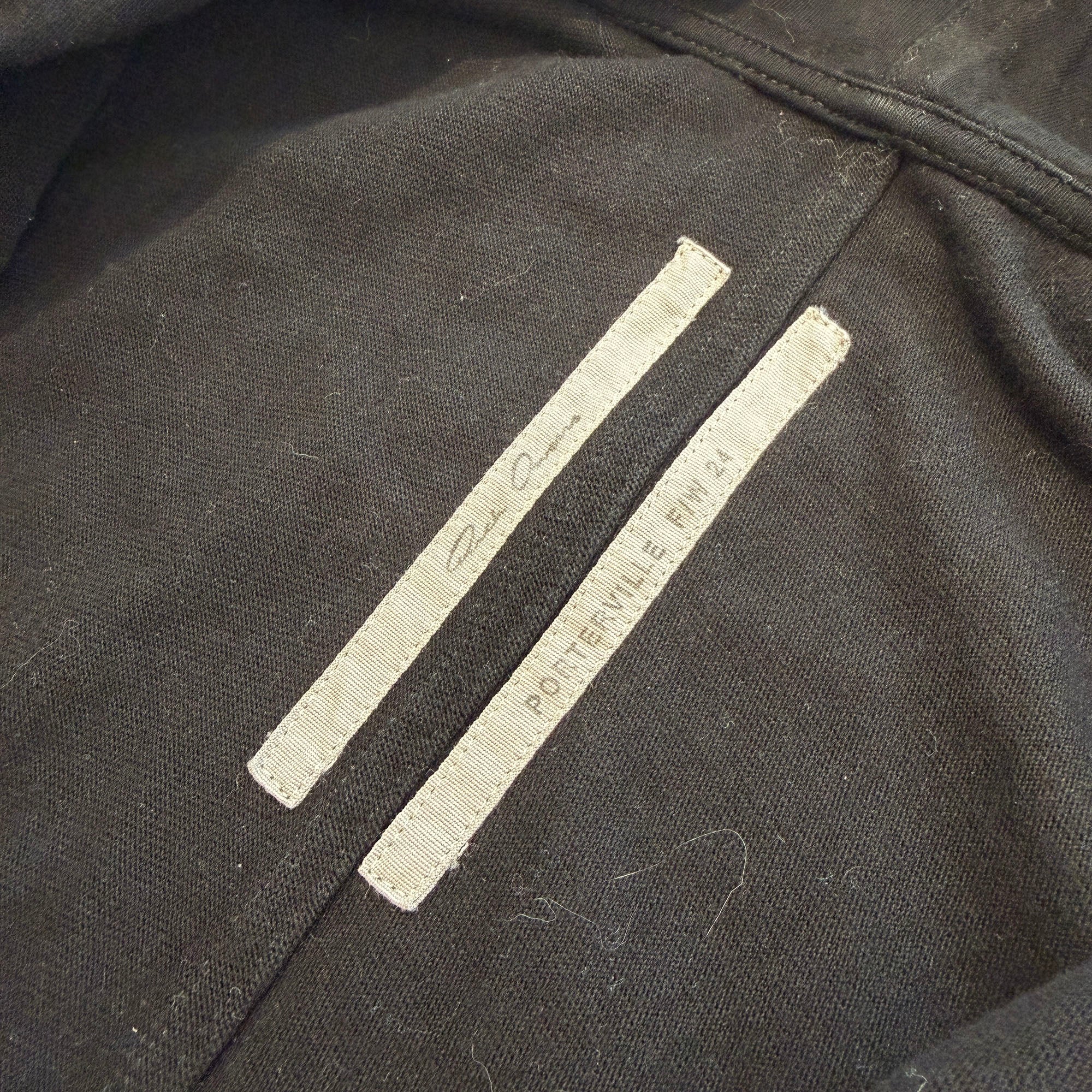 Rick Owens 2024AW Windbreaker Zip Up Hoodie RU02D6241-BA Size M リックオウエンス ウィンドブレーカー ジップアップ フーディー サイズM