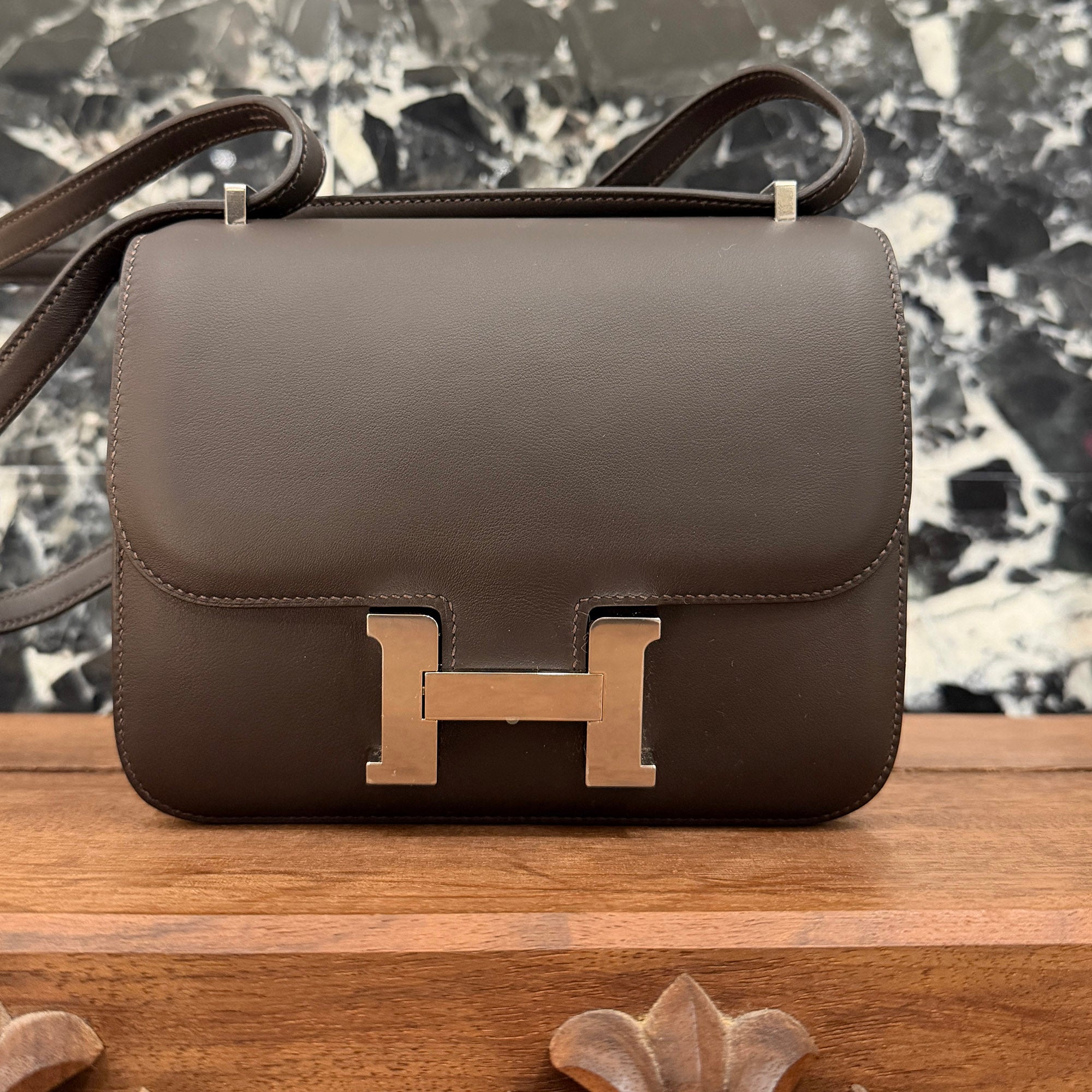 HERMES Constance III Mini 18 Bag "Cacao" G刻印 エルメス コンスタンス 3 ミニ 18 バッグ "カカオ" G刻印