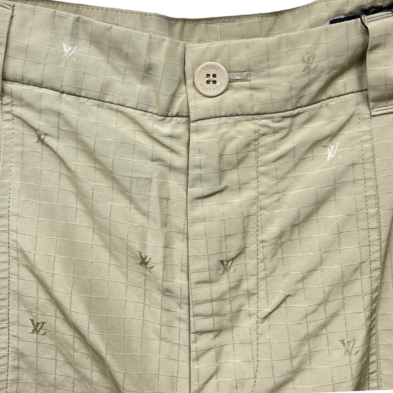 LOUIS VUITTON 2023AW Ripstop Cargo Shorts 1ABJIG Size 48