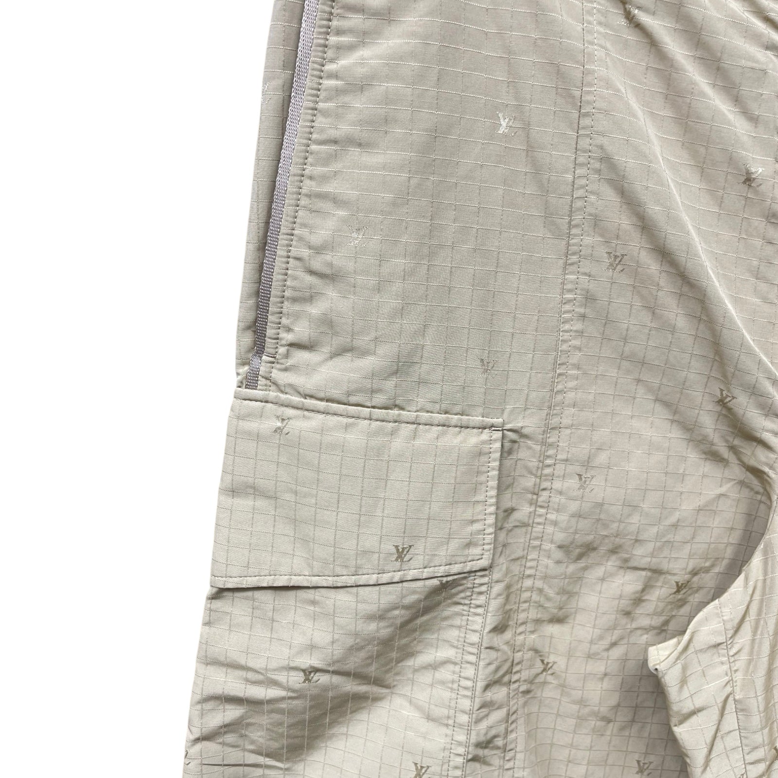 LOUIS VUITTON 2023AW Ripstop Cargo Shorts 1ABJIG Size 48