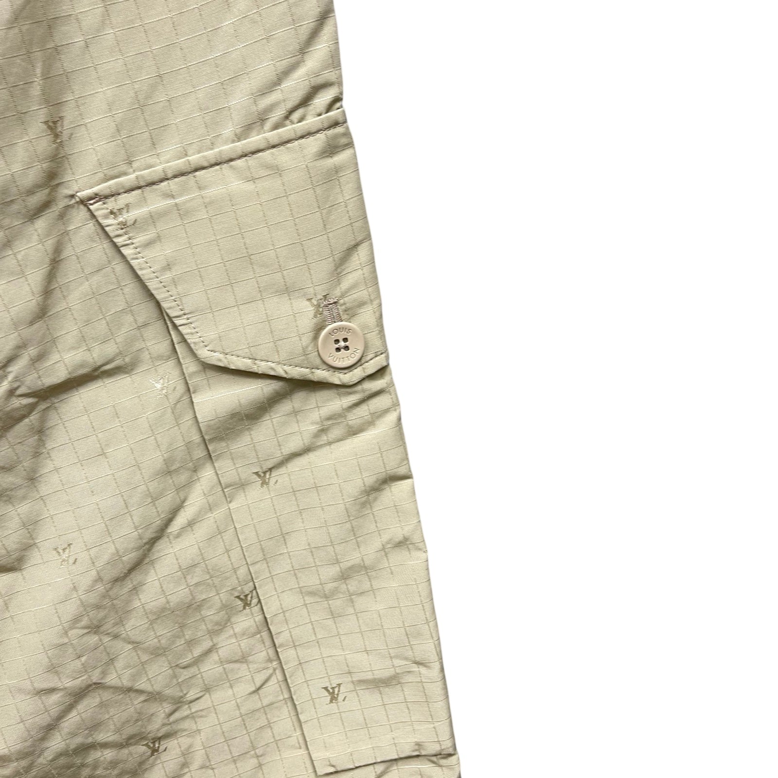 LOUIS VUITTON 2023AW Ripstop Cargo Shorts 1ABJIG Size 48