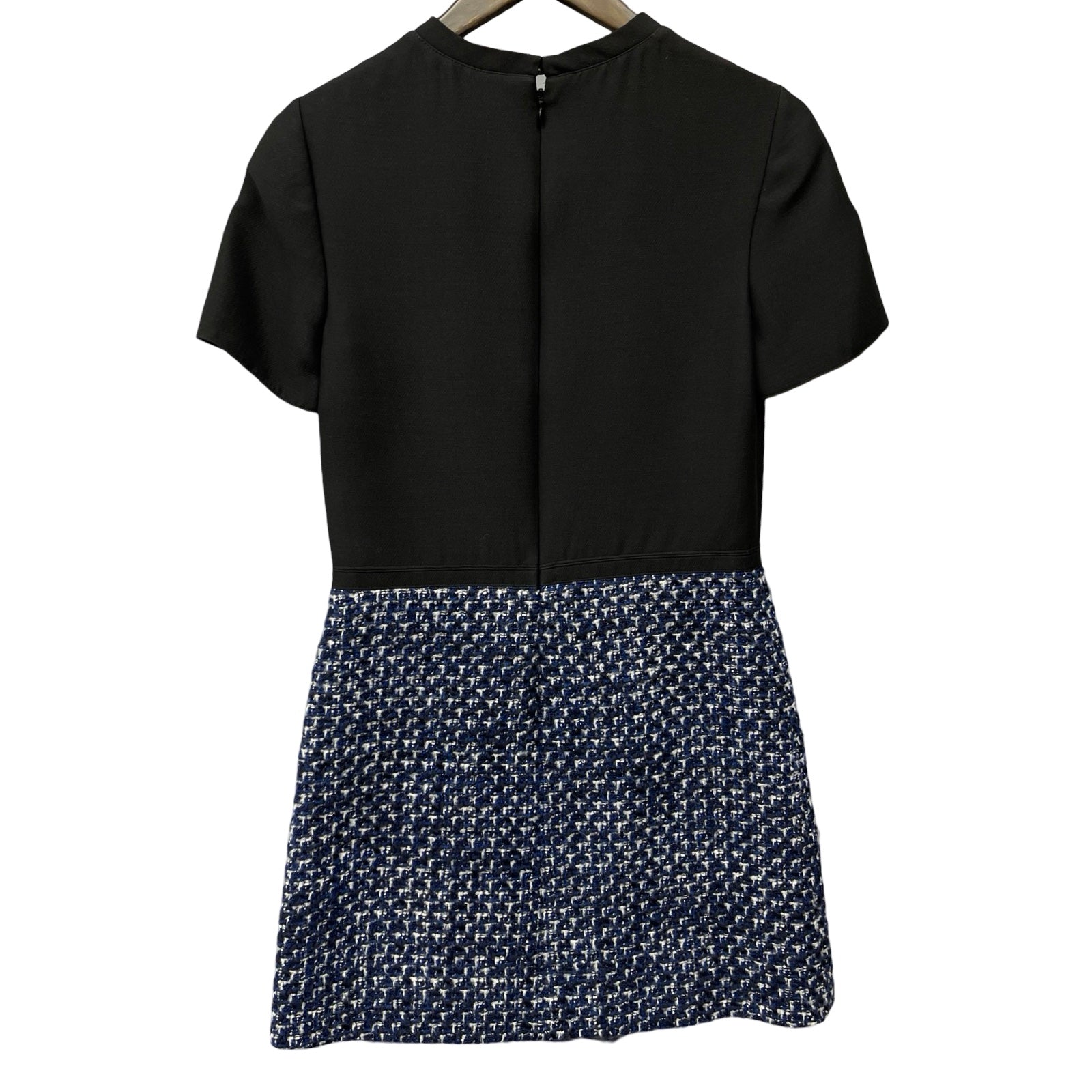 VALENTINO Crepe And Tweed Minidress XB3VAY006VKK92 Size 36