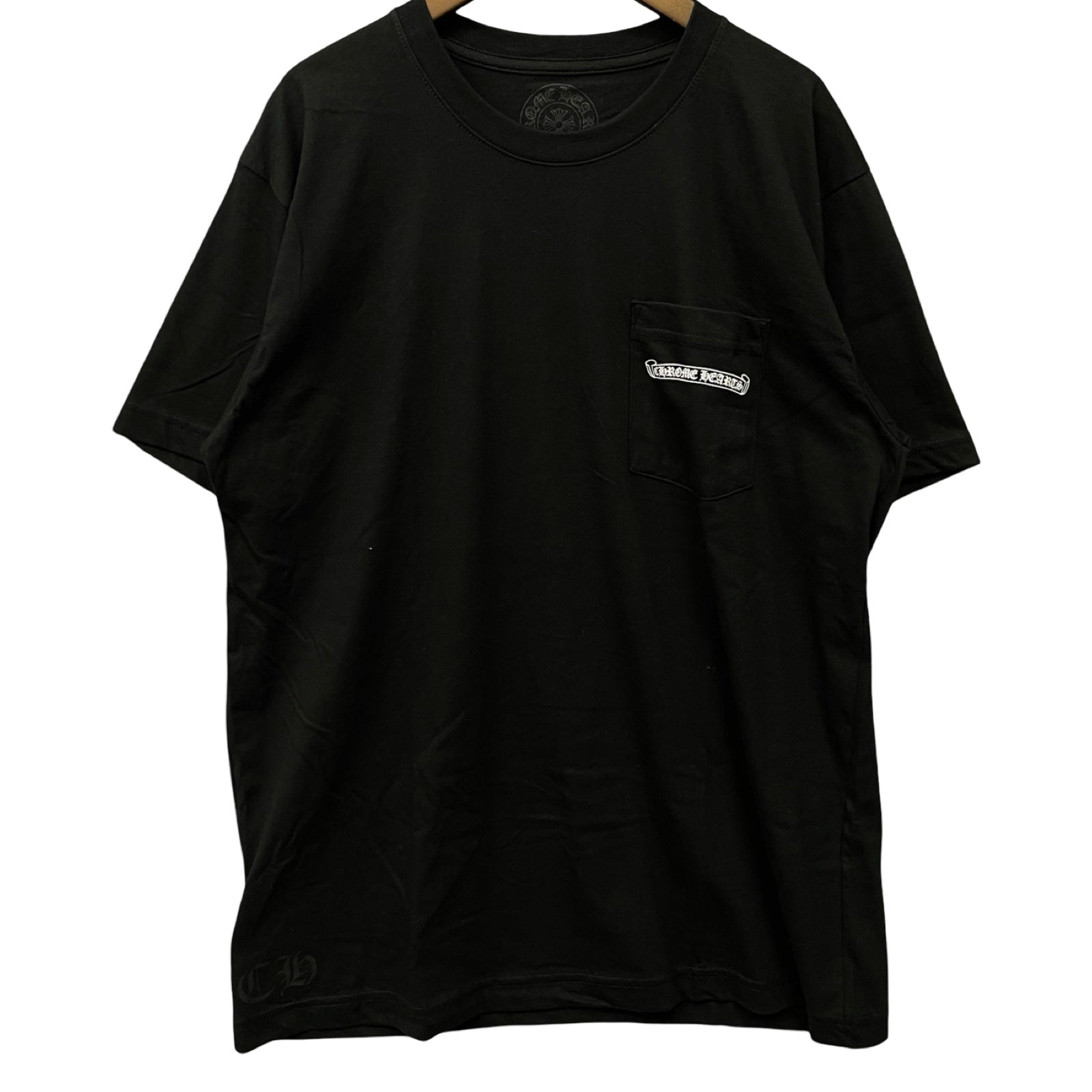 CHROME HEARTS Back CH Plus Arch Logo USA Tee Size L
