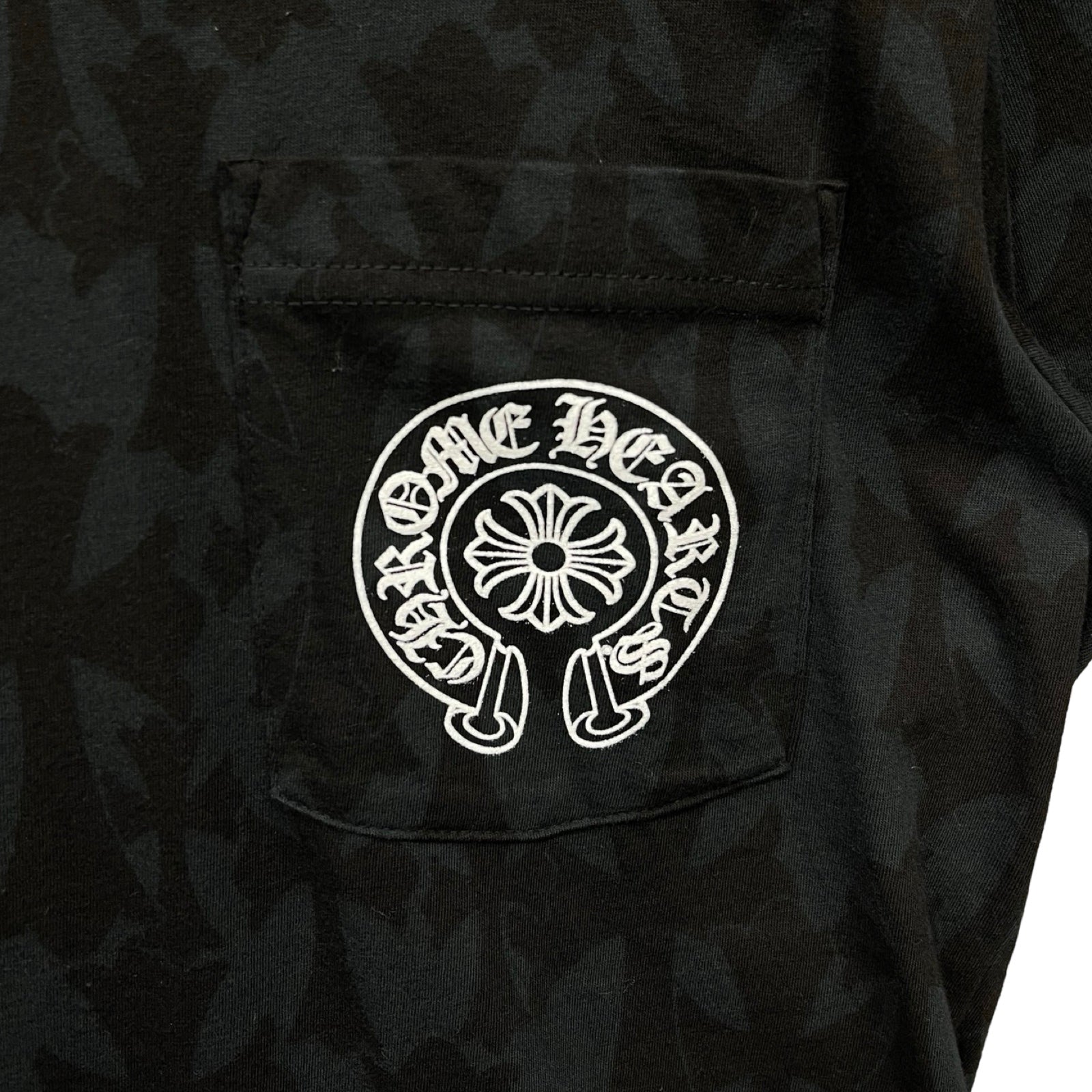 CHROME HEARTS 2024SS Graveyard Cemetery Cross Tee Size S