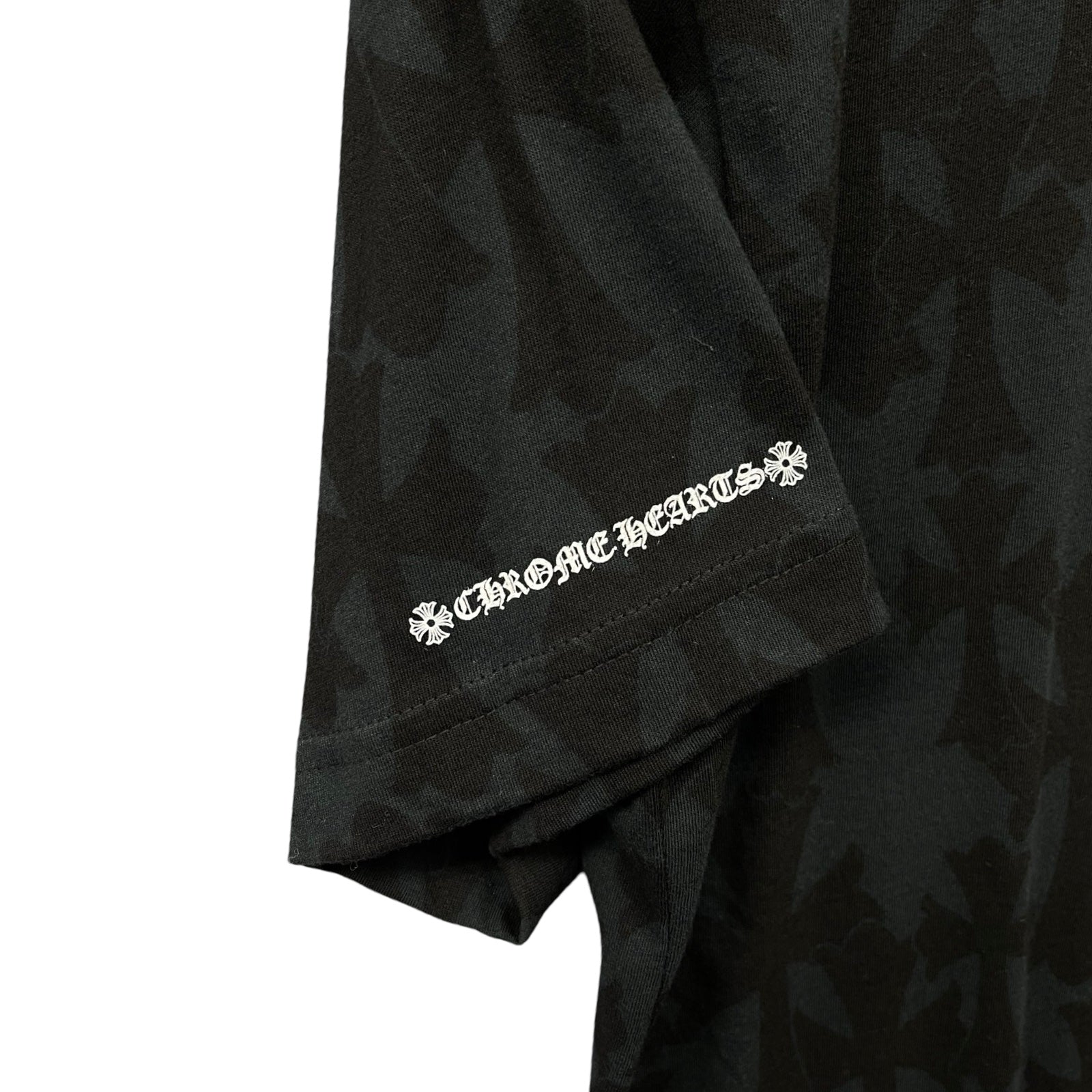 CHROME HEARTS 2024SS Graveyard Cemetery Cross Tee Size S