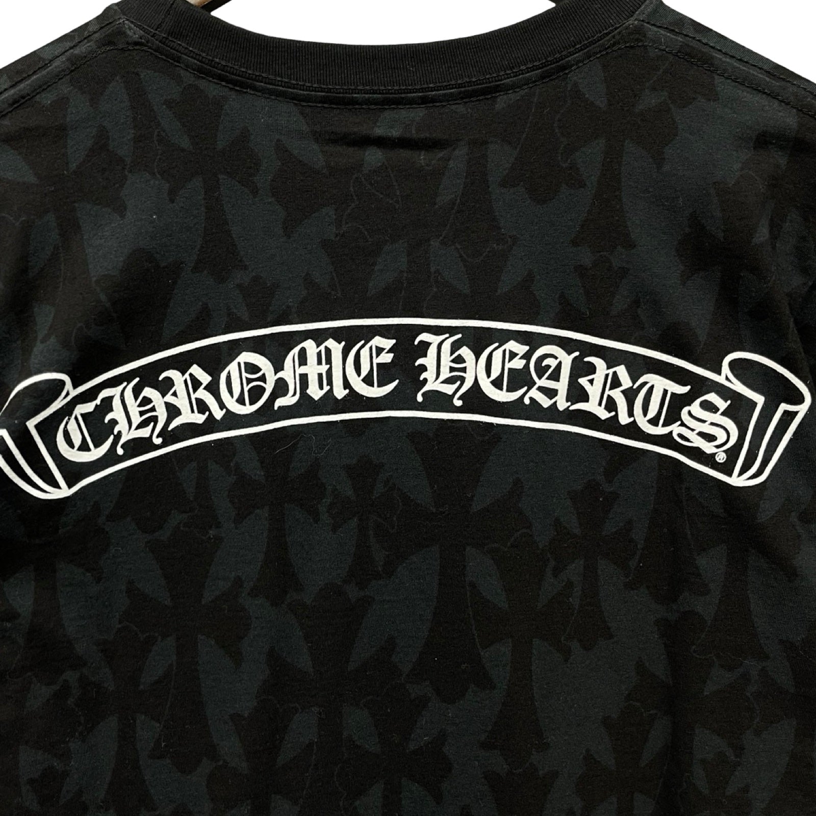 CHROME HEARTS 2024SS Graveyard Cemetery Cross Tee Size S