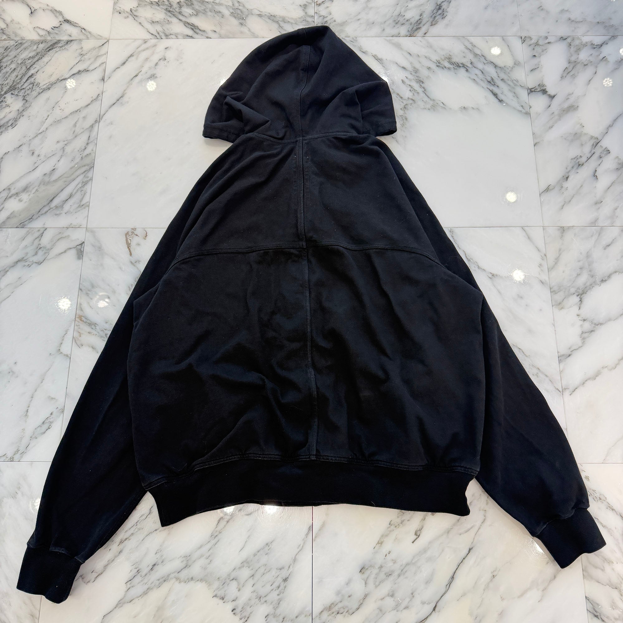 Rick Owens 2024AW Windbreaker Zip Up Hoodie RU02D6241-BA Size M リックオウエンス ウィンドブレーカー ジップアップ フーディー サイズM