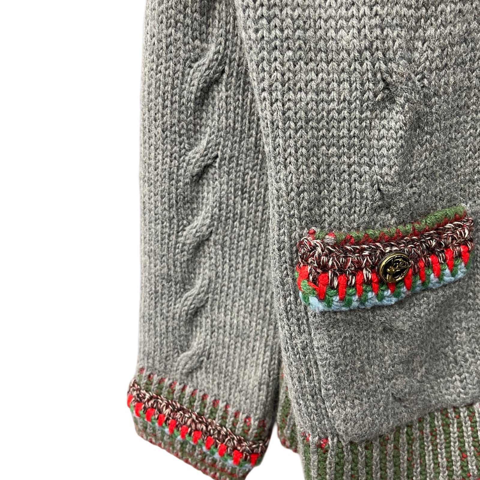 CHANEL 2015AW Salzburg Sweater Cardigan P52015K06681 Size 44