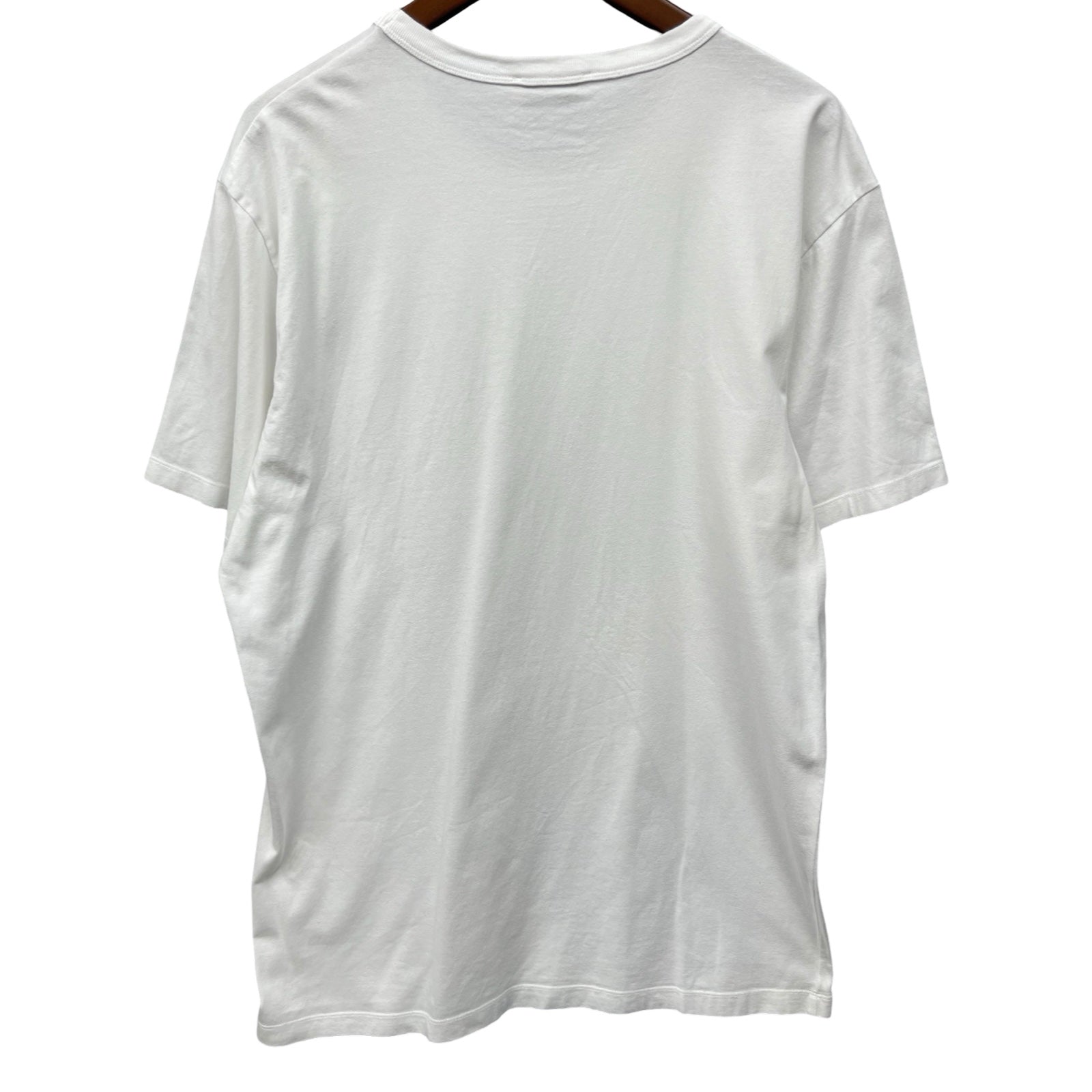 MAISON KITSUNE TRICOLOR FOX PATCH Tee AM00102KJ0010 Size XL