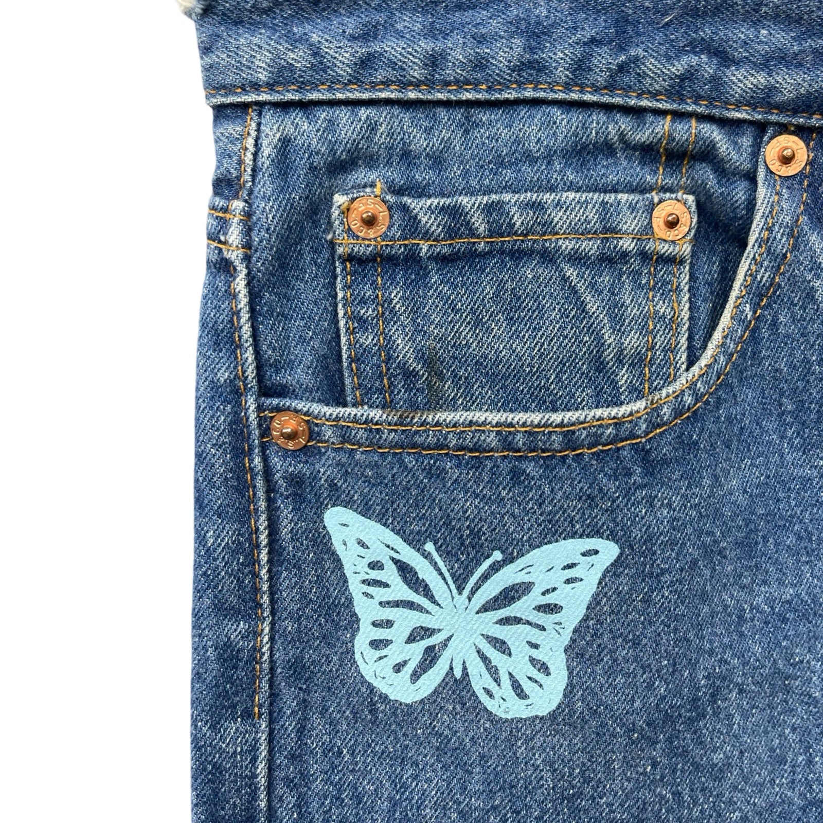 ABOUT DREAMS Butterfly Jeans Size W34 L34