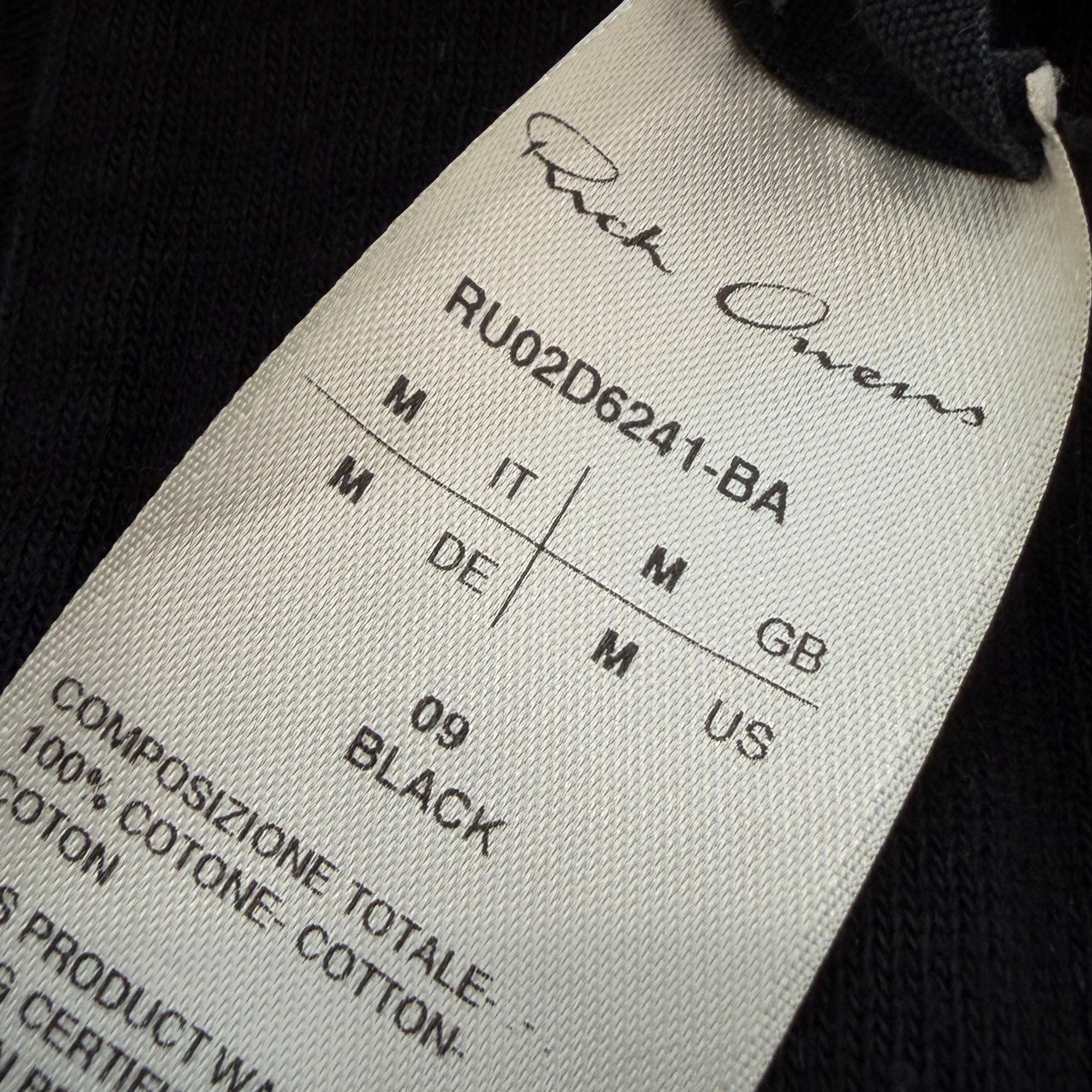 Rick Owens 2024AW Windbreaker Zip Up Hoodie RU02D6241-BA Size M リックオウエンス ウィンドブレーカー ジップアップ フーディー サイズM