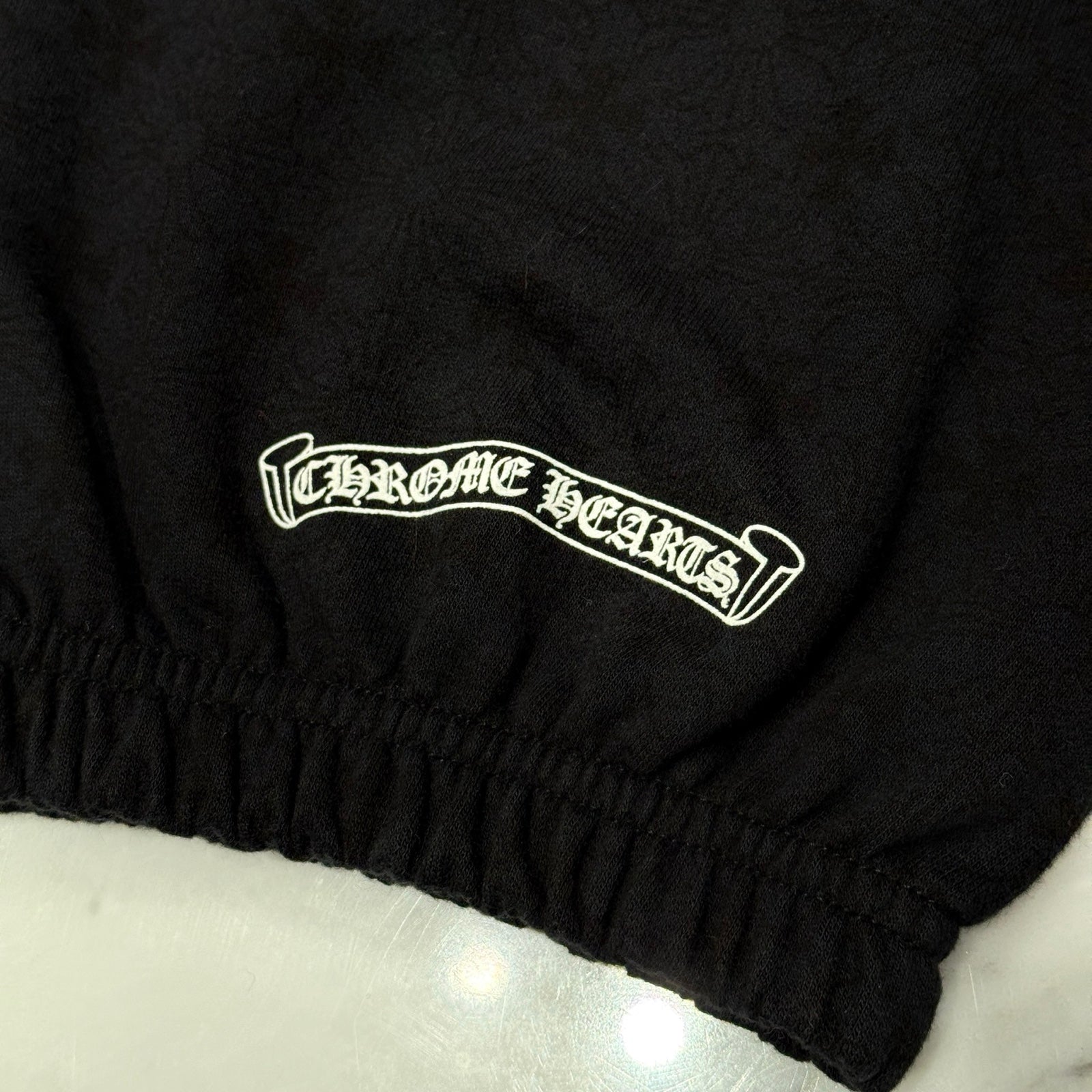 CHROME HEARTS CH Plus Cemetery Cross Sweat Long Pants Size L