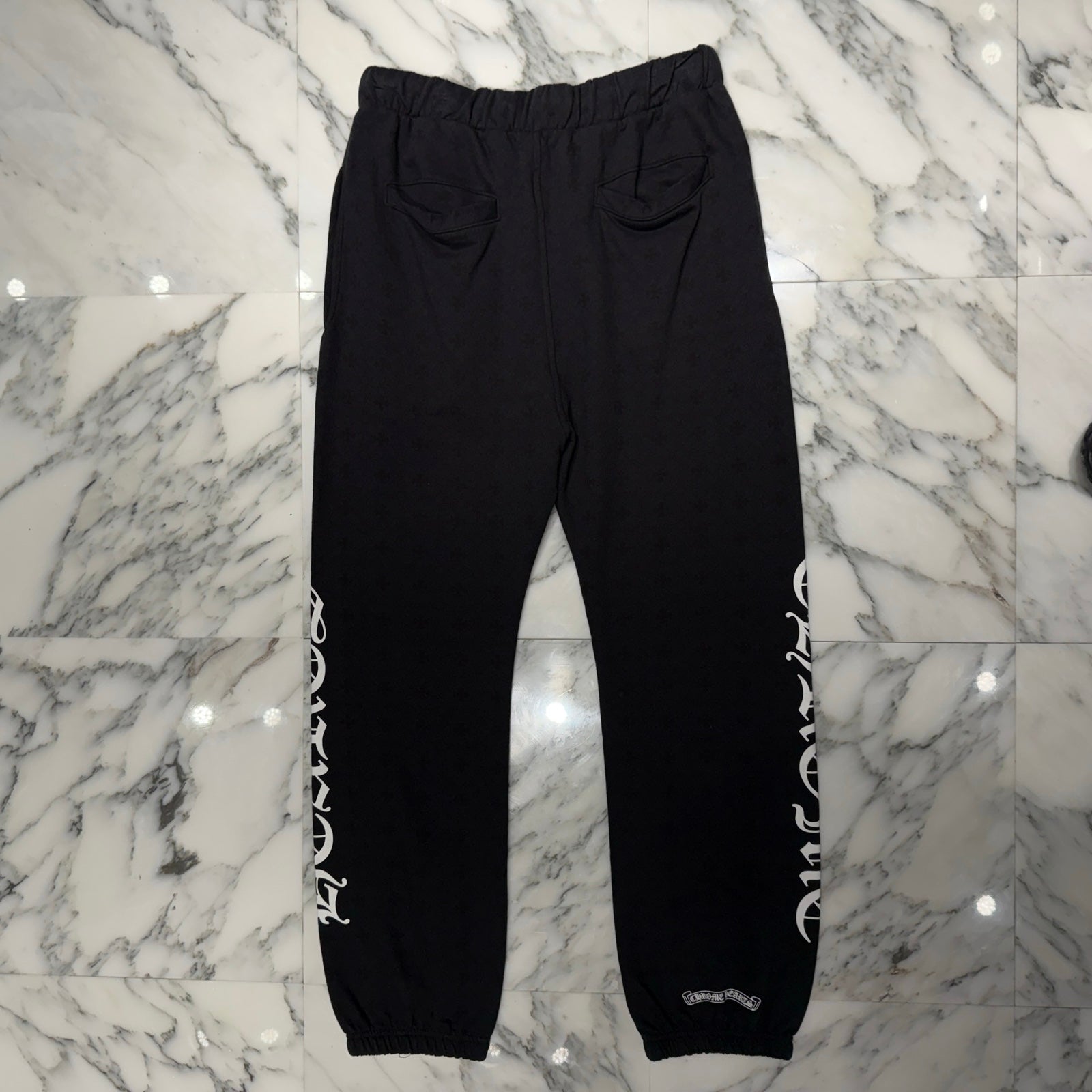 CHROME HEARTS CH Plus Cemetery Cross Sweat Long Pants Size L