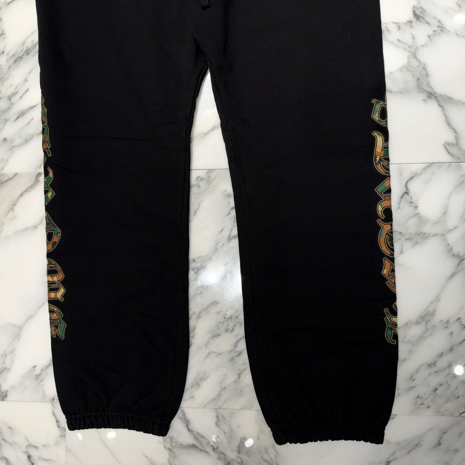 CHROME HEARTS Camo Cemetery Cross Sweat Long Pants Size XL