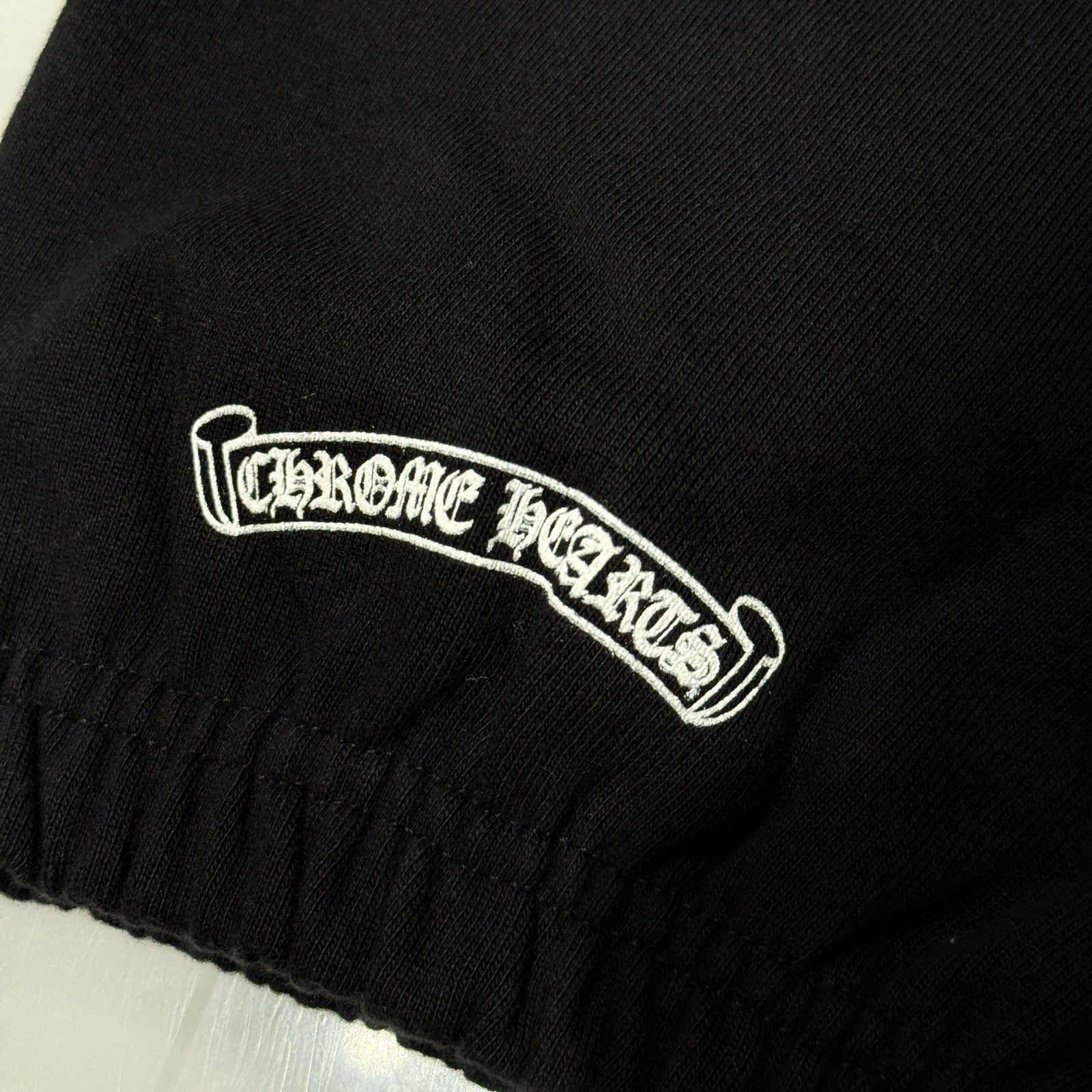 CHROME HEARTS Gradient Circle Logo Floral Cross Sweat Long Pants Size M