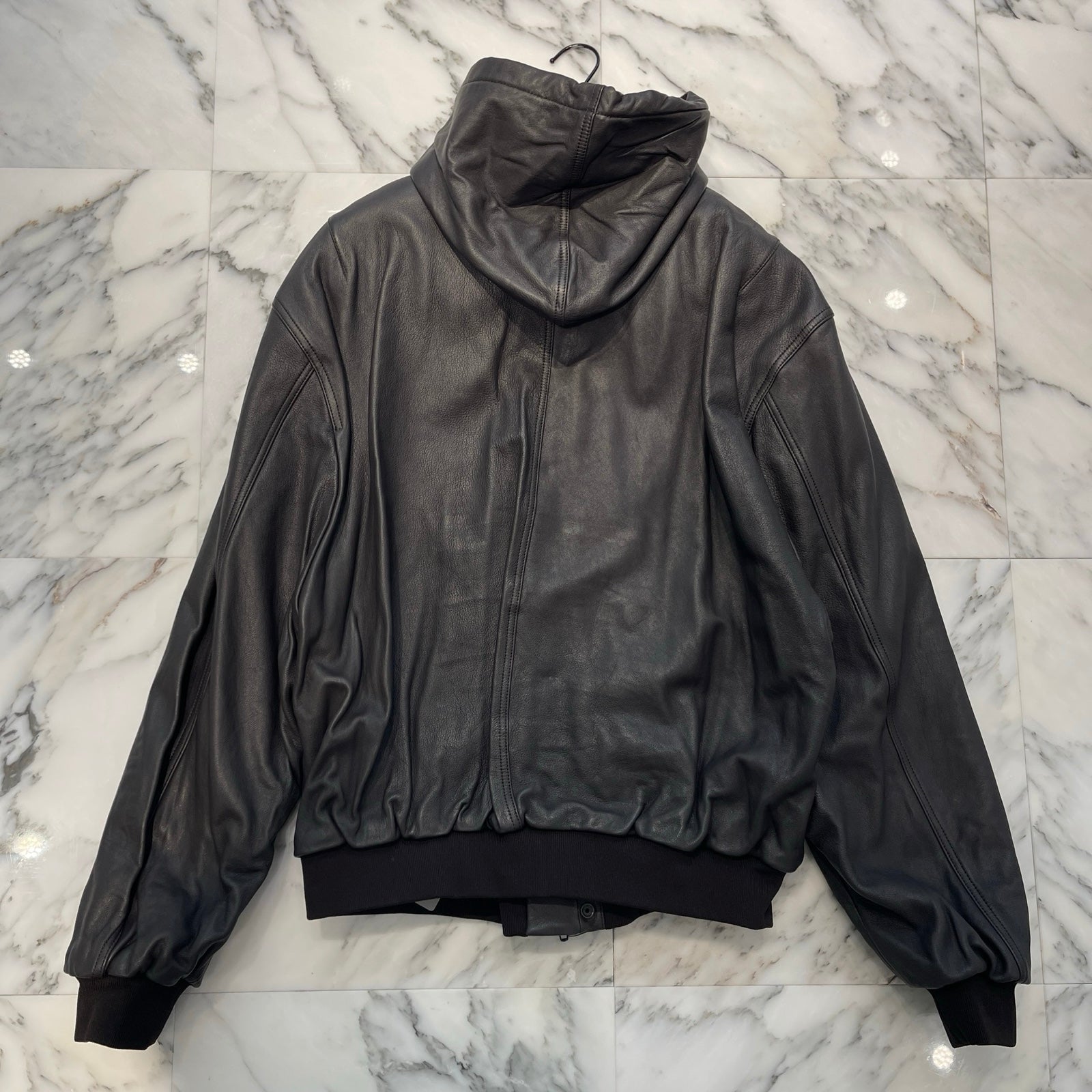 BALENCIAGA 2022AW Sporty B Leather Taxi Jacket 719225 TLS01 Size 44 バレンシアガ スポーティB レザー タクシー ジャケット サイズ44